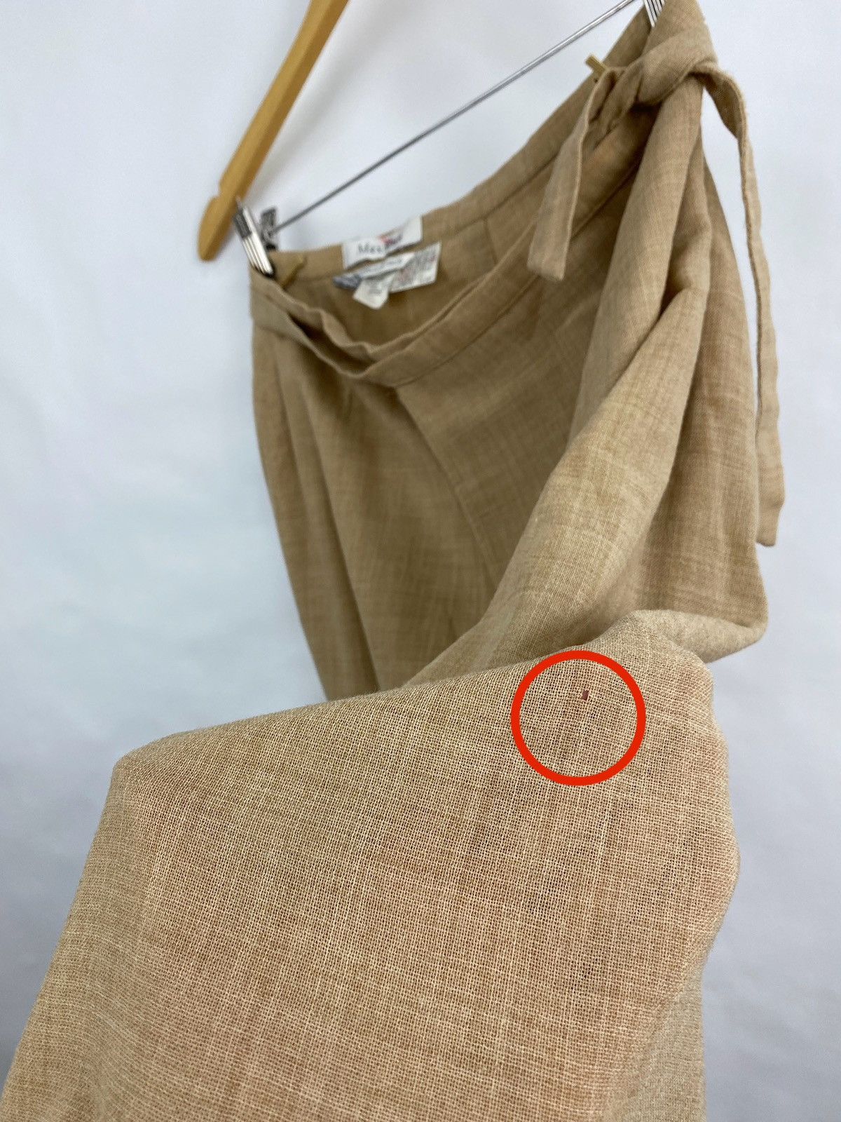 Max Mara 🇮🇹 Vintage Max Mara Lana Wool Skirt Made in Italy Rare Retro Size 28" / US 6 / IT 42 - 11 Thumbnail