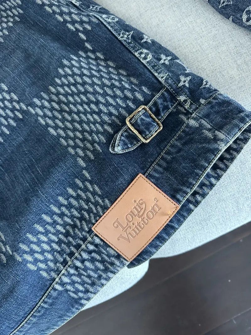 Louis Vuitton Louis Vuitton x Nigo Denim Jacket Size US L / EU 52-54 / 3 - 3 Thumbnail
