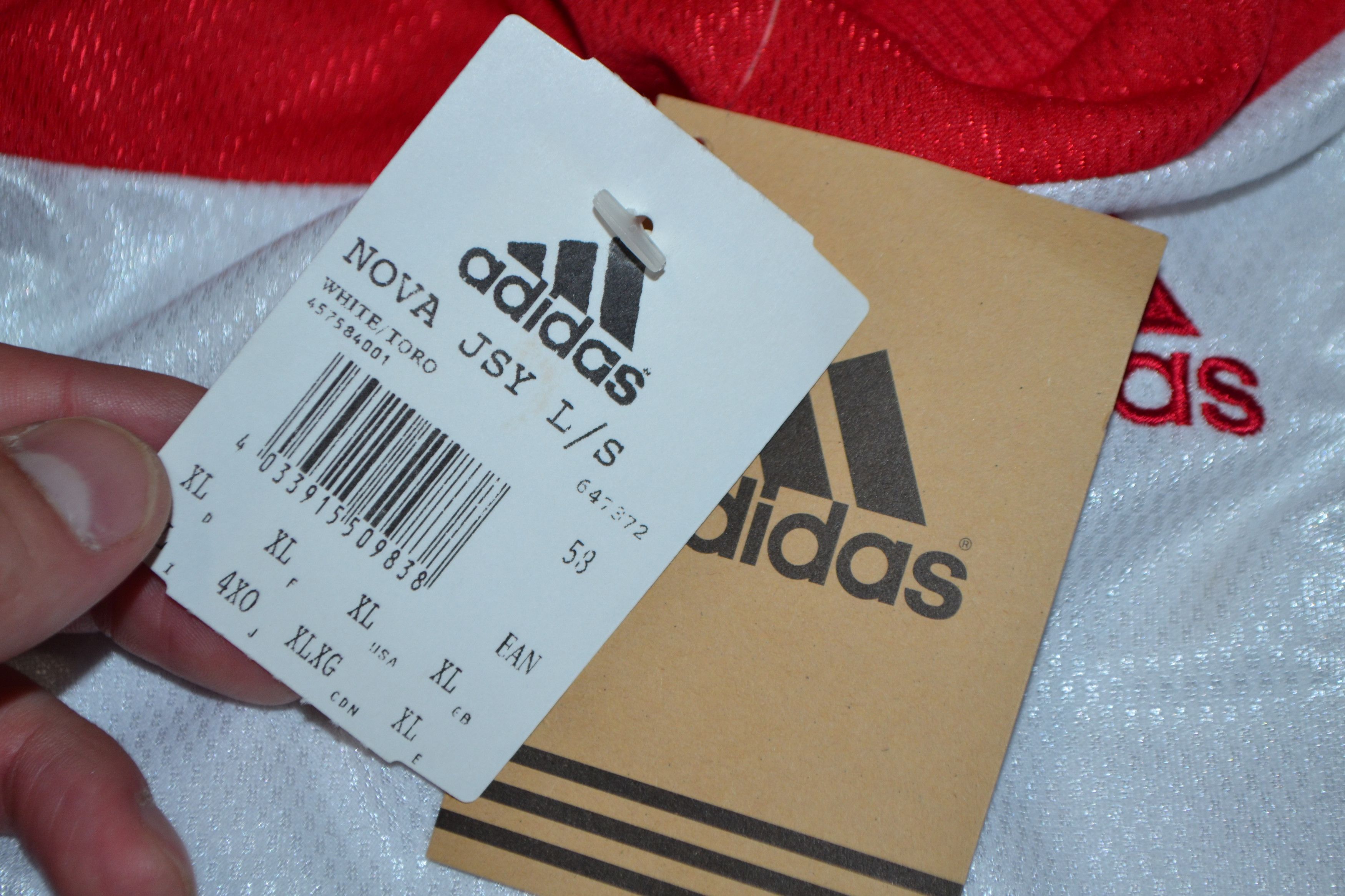 Adidas Vintage Adidas 90s Template Soccer Jersey Football Shirt Size US XL / EU 56 / 4 - 6 Thumbnail