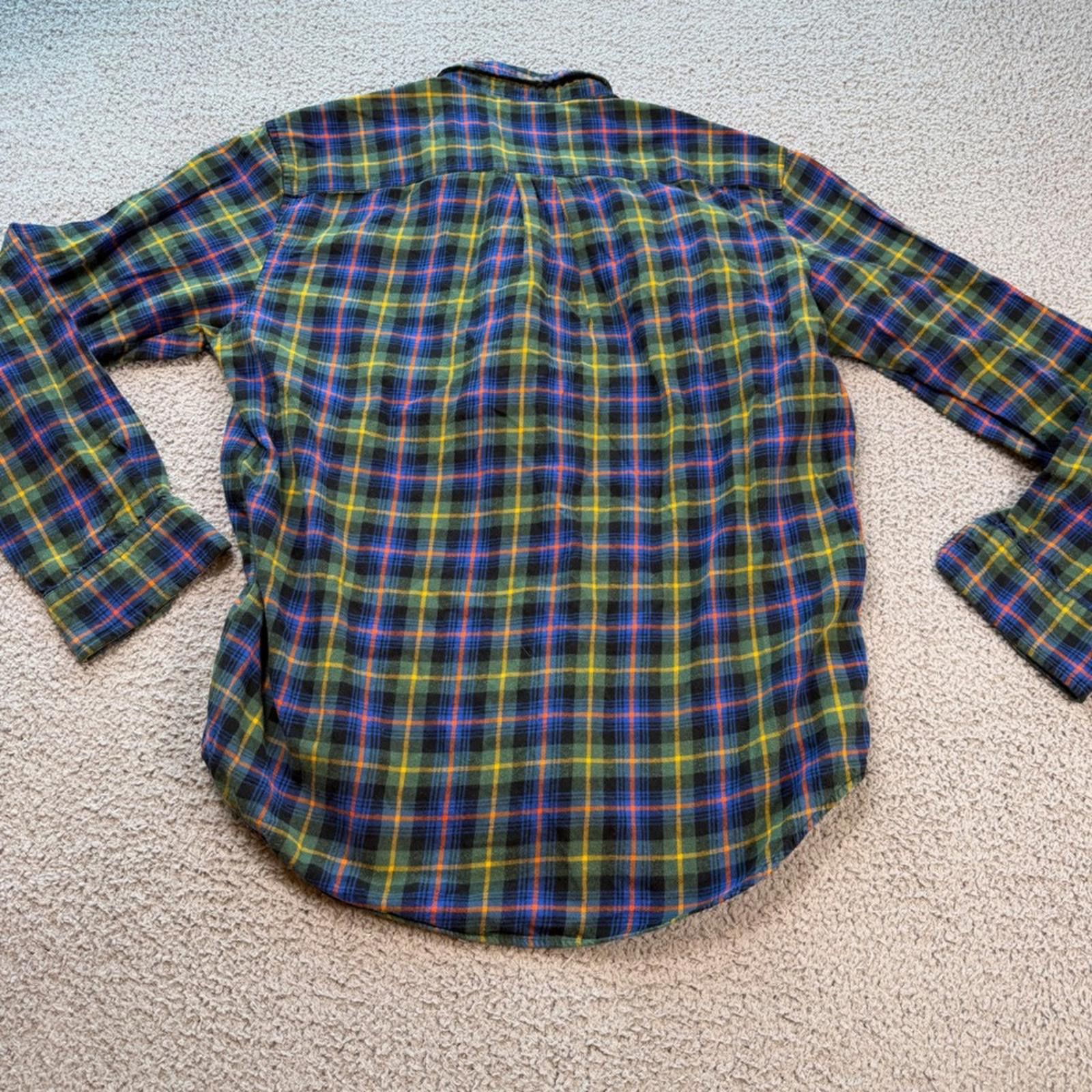 St. Johns Bay St Johns Bay Mens Brushed Flannel Plaid Button Down Shirt Size US L / EU 52-54 / 3 - 3 Thumbnail