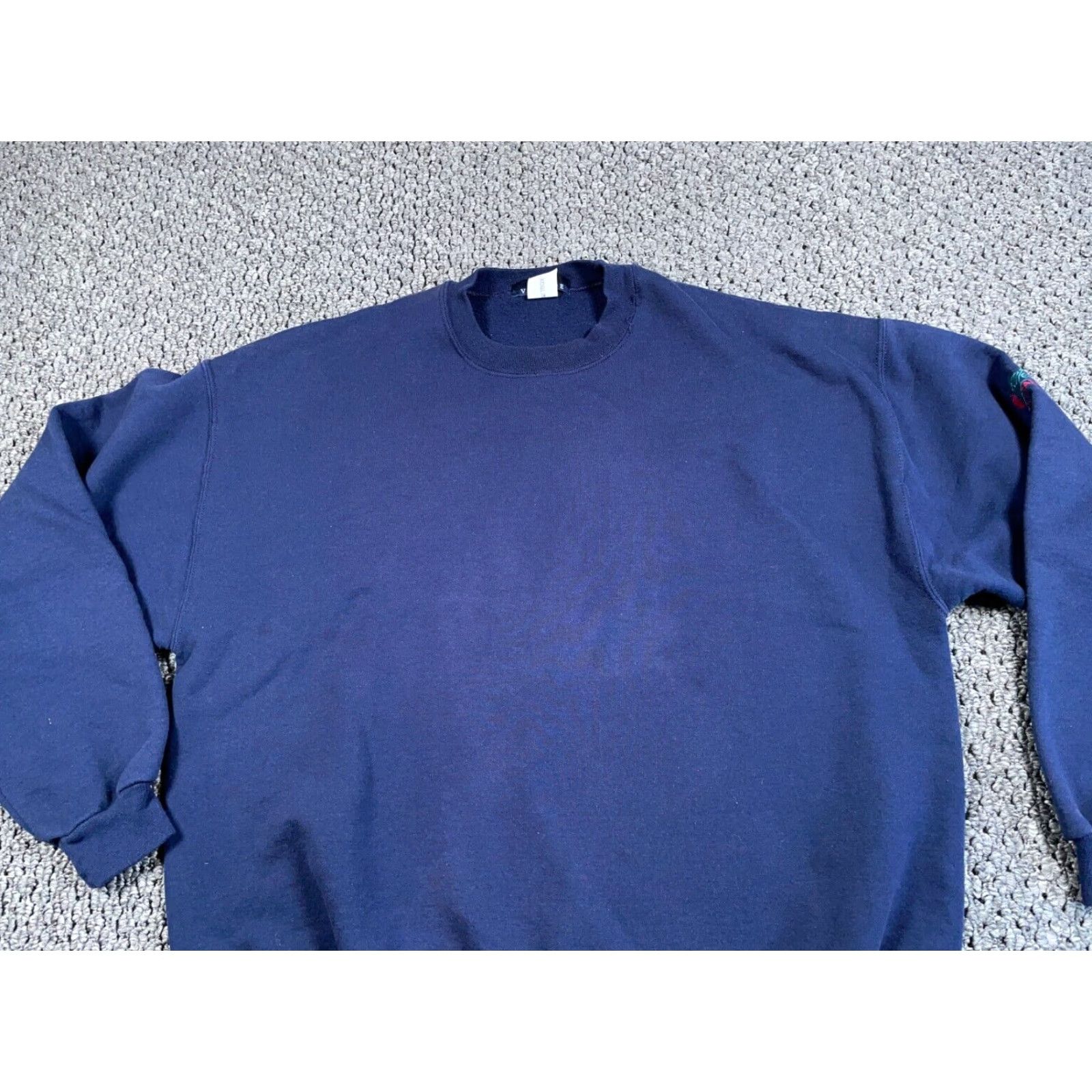 Apple VTG Vantage Ski Resort Sweatshirt Adult XL Blue Crewneck 50-50 Apple Mountain 90s Mens Embroidered City Ski Size US XL / EU 56 / 4 - 5 Thumbnail