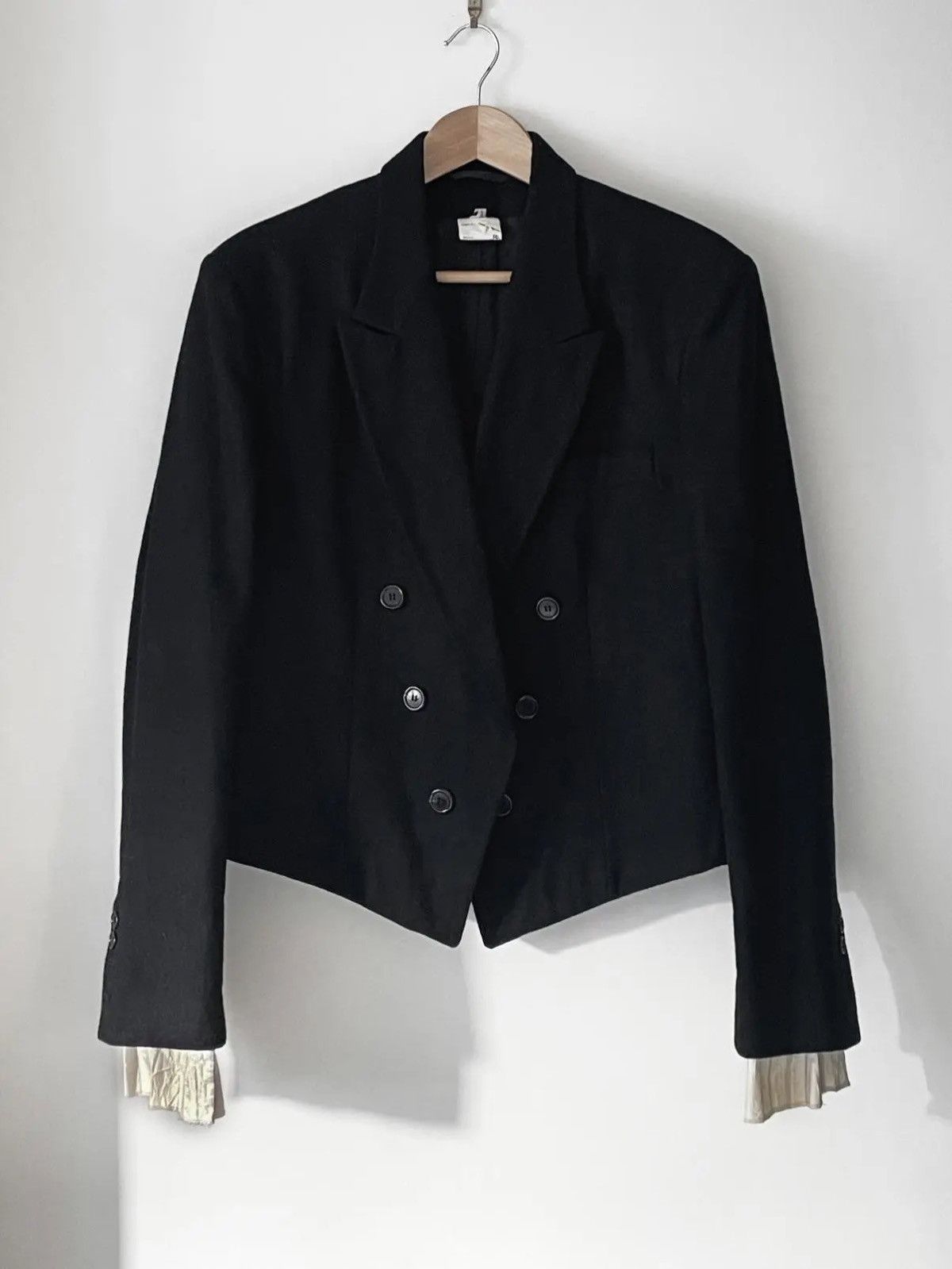 Ann Demeulemeester AW03 Layered Cuff Blazer Size US S / EU 44-46 / 1 - 1 Thumbnail