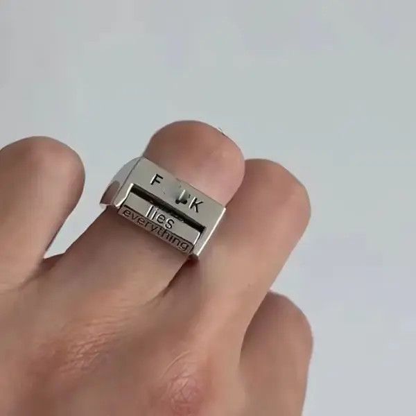 Jewelry Kobayashi x Rina FXXK Adjustable Ring🔥🔥🔥 Size ONE SIZE - 2 Thumbnail