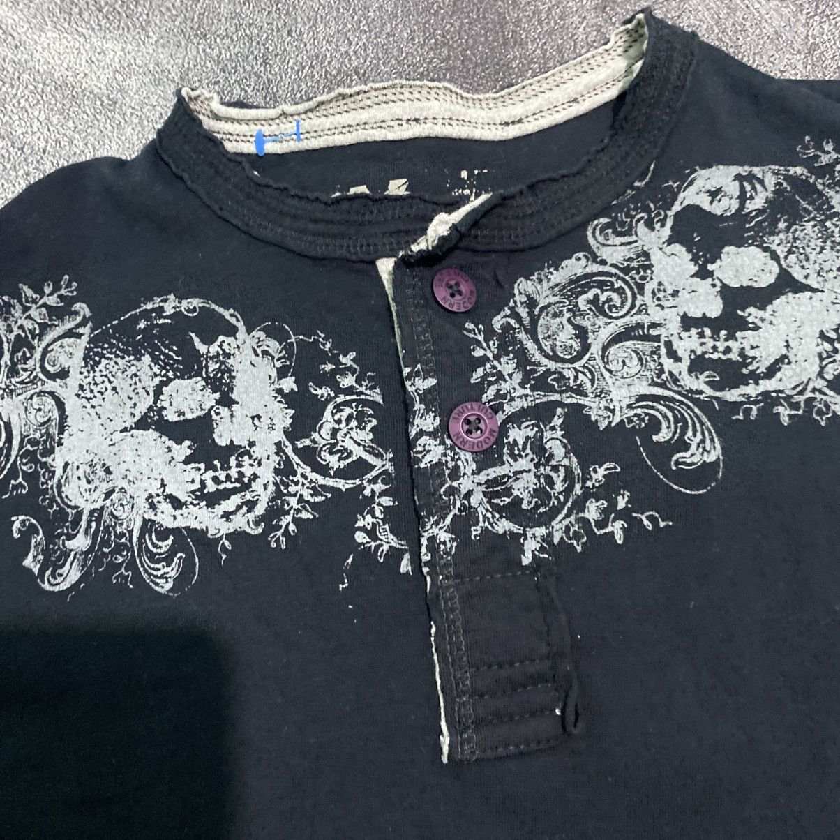Le Grande Bleu (L.G.B.) Modern Culture y2k Skulls style punk tee Size US M / EU 48-50 / 2 - 2 Thumbnail