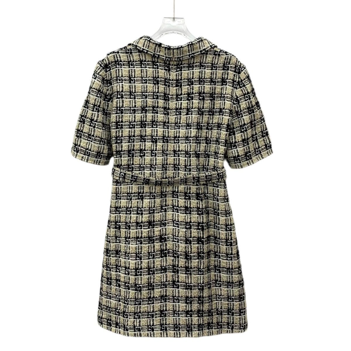 Gucci Gucci Plaid Woven Tweed Lapel Short Sleeve Dress K26WX Size M / US 6-8 / IT 42-44 - 2 Thumbnail