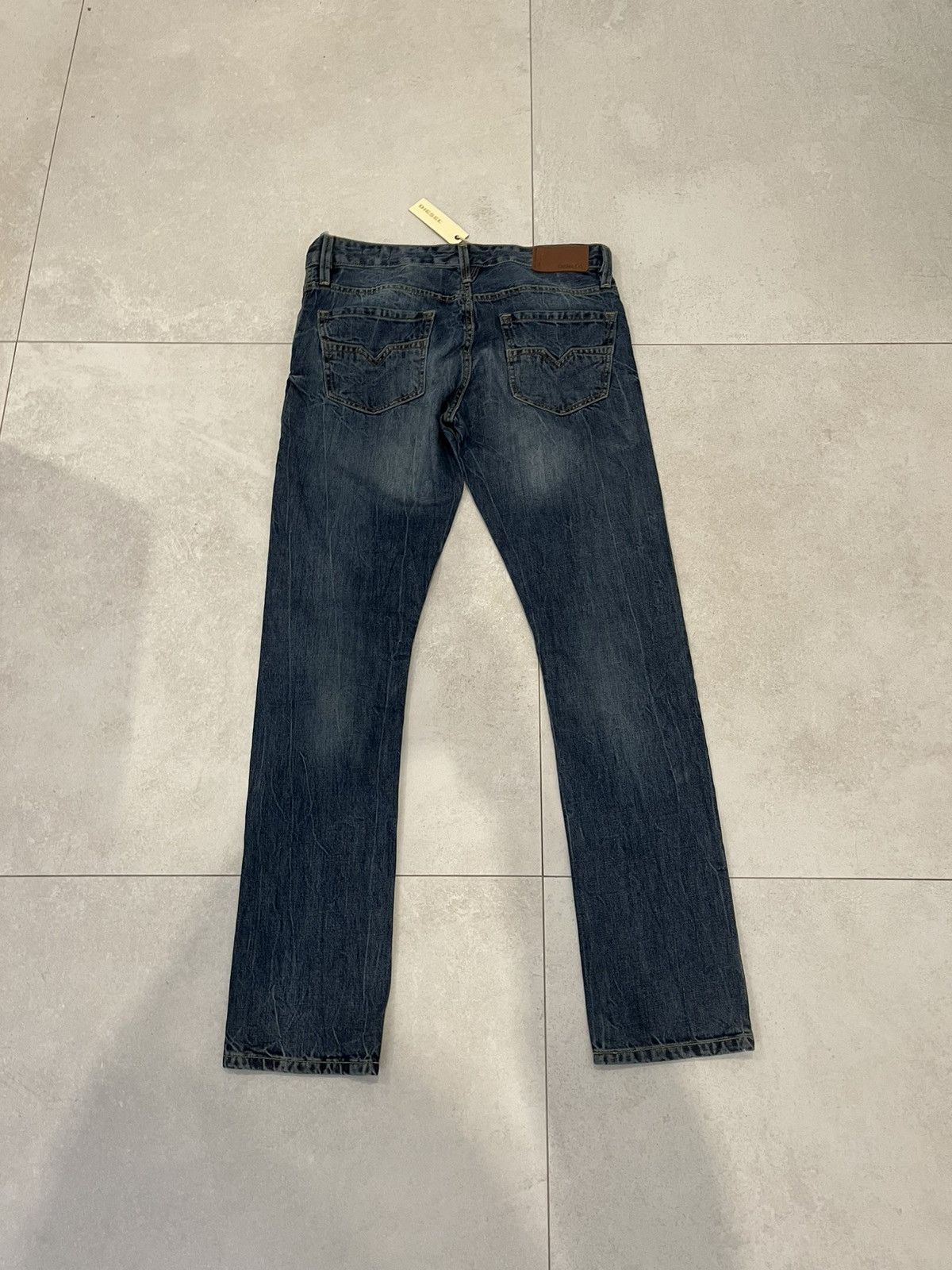 Diesel New Diesel Jeans Distressed Denim Jeans Y2K Vintage Size US 32 / EU 48 - 1 Thumbnail