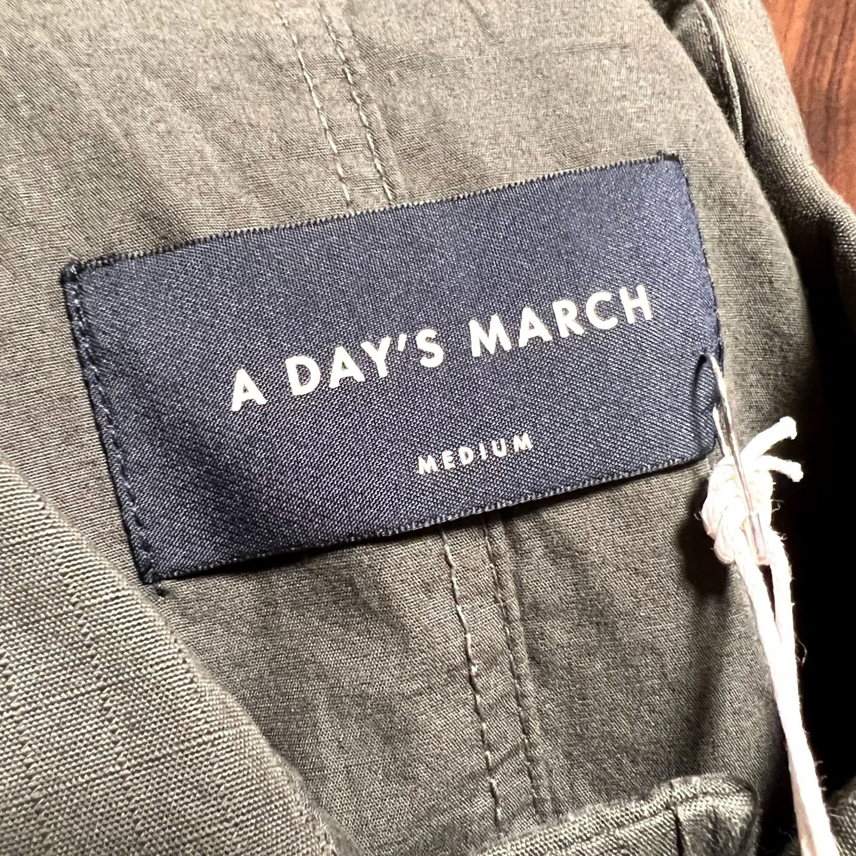 A Day's March A Day's March Jacket Men Army Size M Overshirt Cotton All Seasons Casual Button Front Size US M / EU 48-50 / 2 - 4 Thumbnail