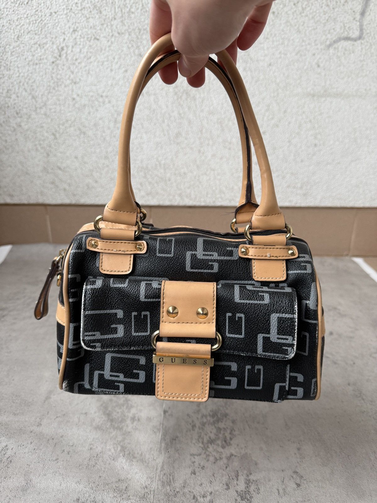 Guess VINTAGE SHOULDER BAG GUESS MONOGRAM 2000’s Size ONE SIZE - 2 Thumbnail