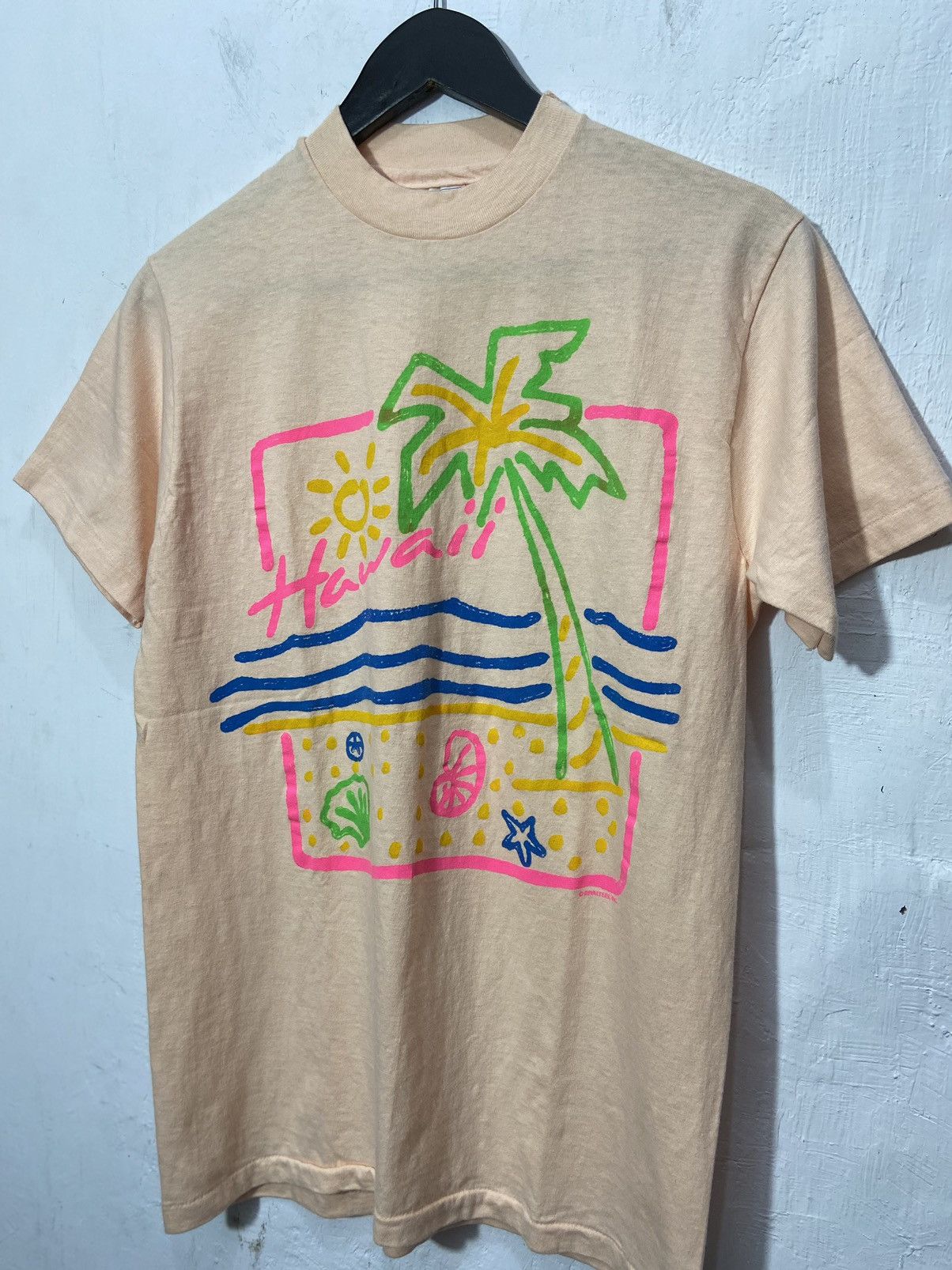 Hanes × Vintage Vintage Hawaii ©️Rivaltees, inc Tshirt Size US S / EU 44-46 / 1 - 2 Thumbnail