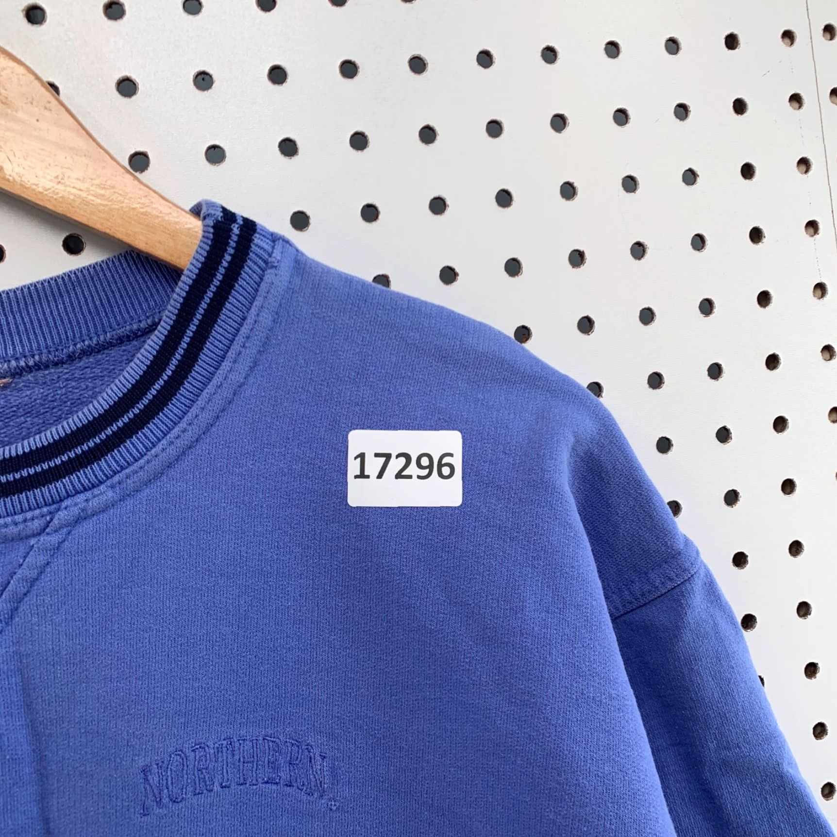 Vintage VINTAGE Northern Crew Neck Sweatshirt Blue Adult Medium Pullover School Mens Size US M / EU 48-50 / 2 - 7 Thumbnail