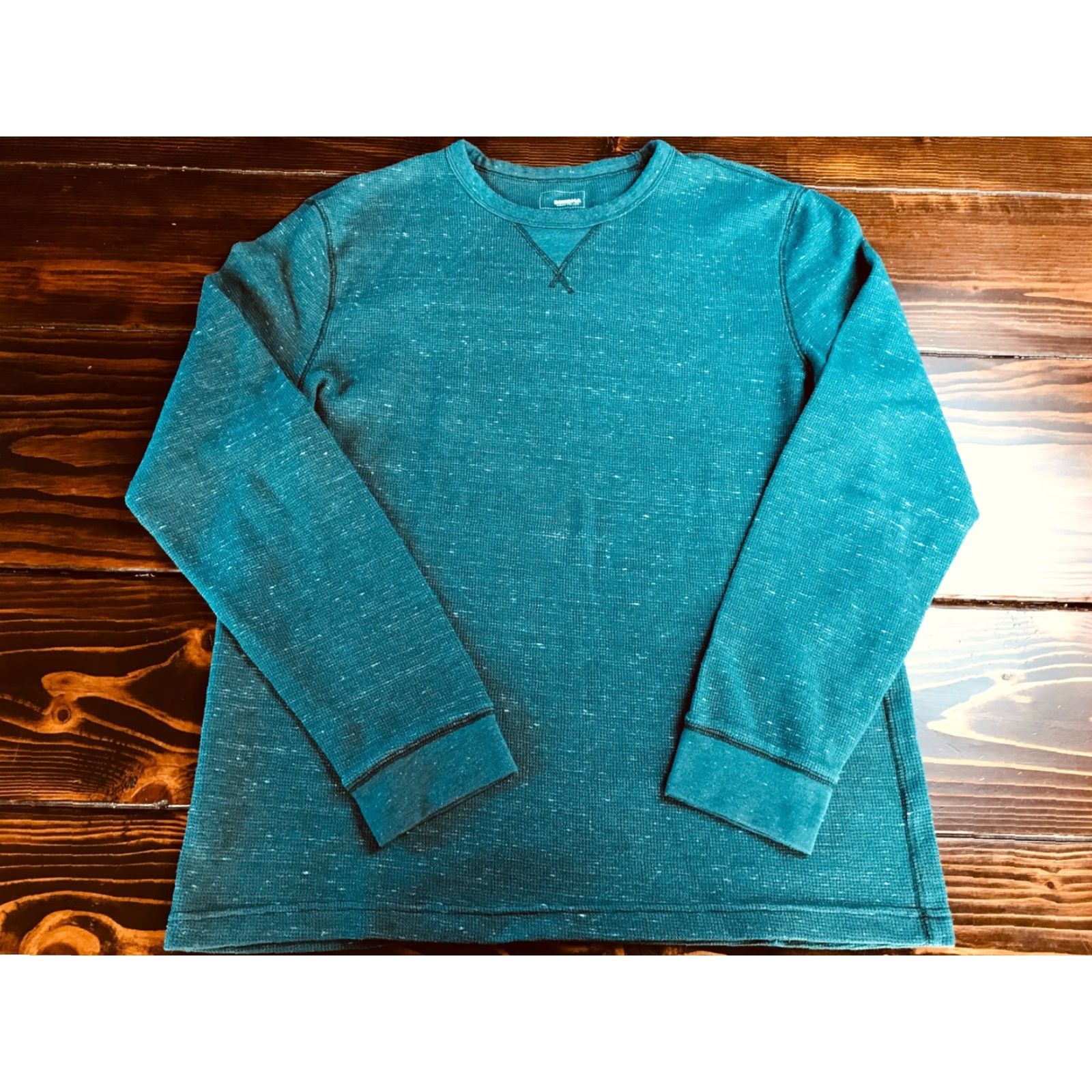 Vintage Sonoma Shirt Men XL Green Thermal Long Sleeve Shirt Size US XL / EU 56 / 4 - 2 Thumbnail