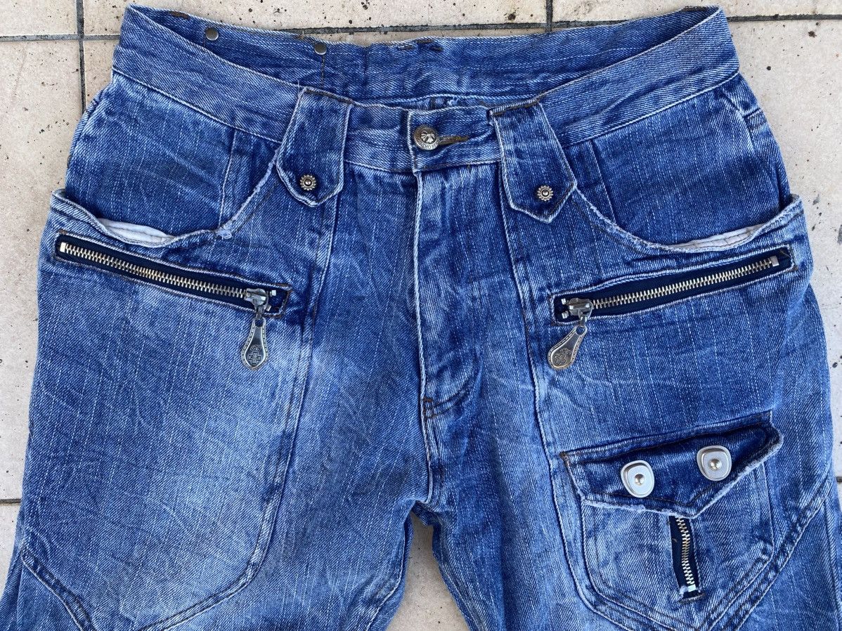 Designer × KMRii Berning Sho Flared Jeans Size US 30 / EU 46 - 6 Thumbnail