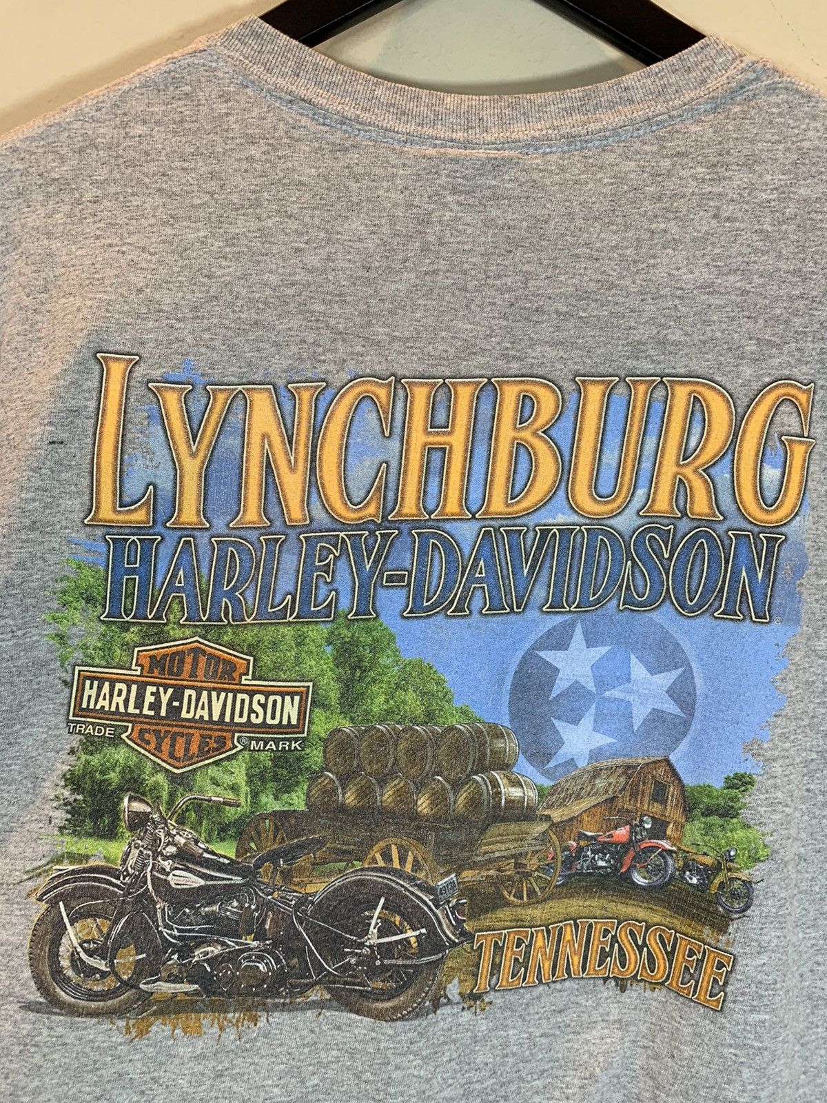 Harley Davidson × Vintage *RARE* Vintage Harley Davidson Lynchburg Tennessee T-Shirt Size US XL / EU 56 / 4 - 3 Thumbnail