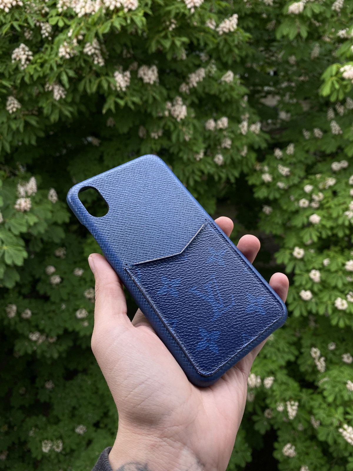 Vintage Louis Vuitton Etui Iphone Navy blue Size ONE SIZE - 2 Thumbnail