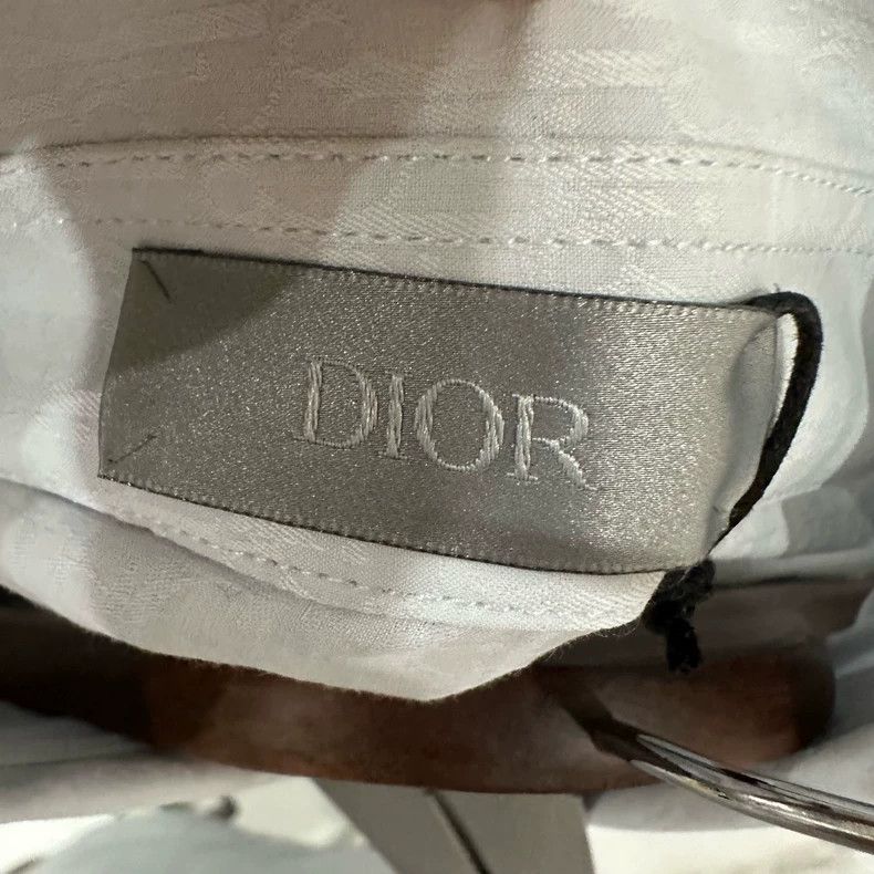 Dior Dior Haze blue full print shirt Size US XXS / EU 40 - 4 Thumbnail