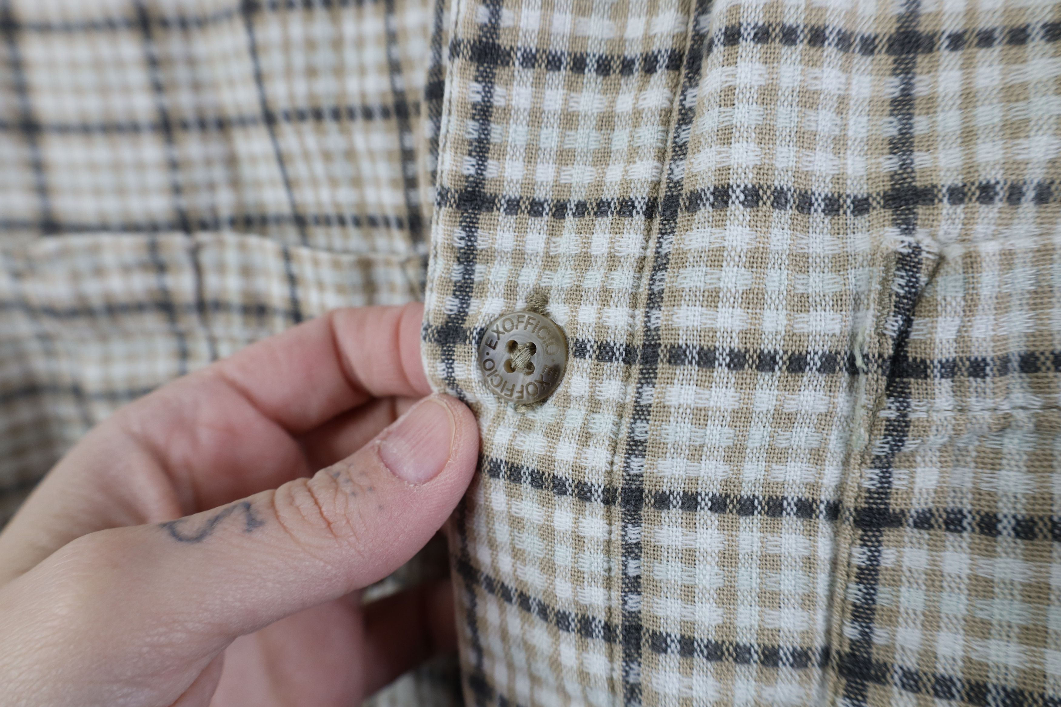 ExOfficio Vintage ExOfficio Weave Short Sleeve Collared Button Shirt Size US M / EU 48-50 / 2 - 7 Thumbnail