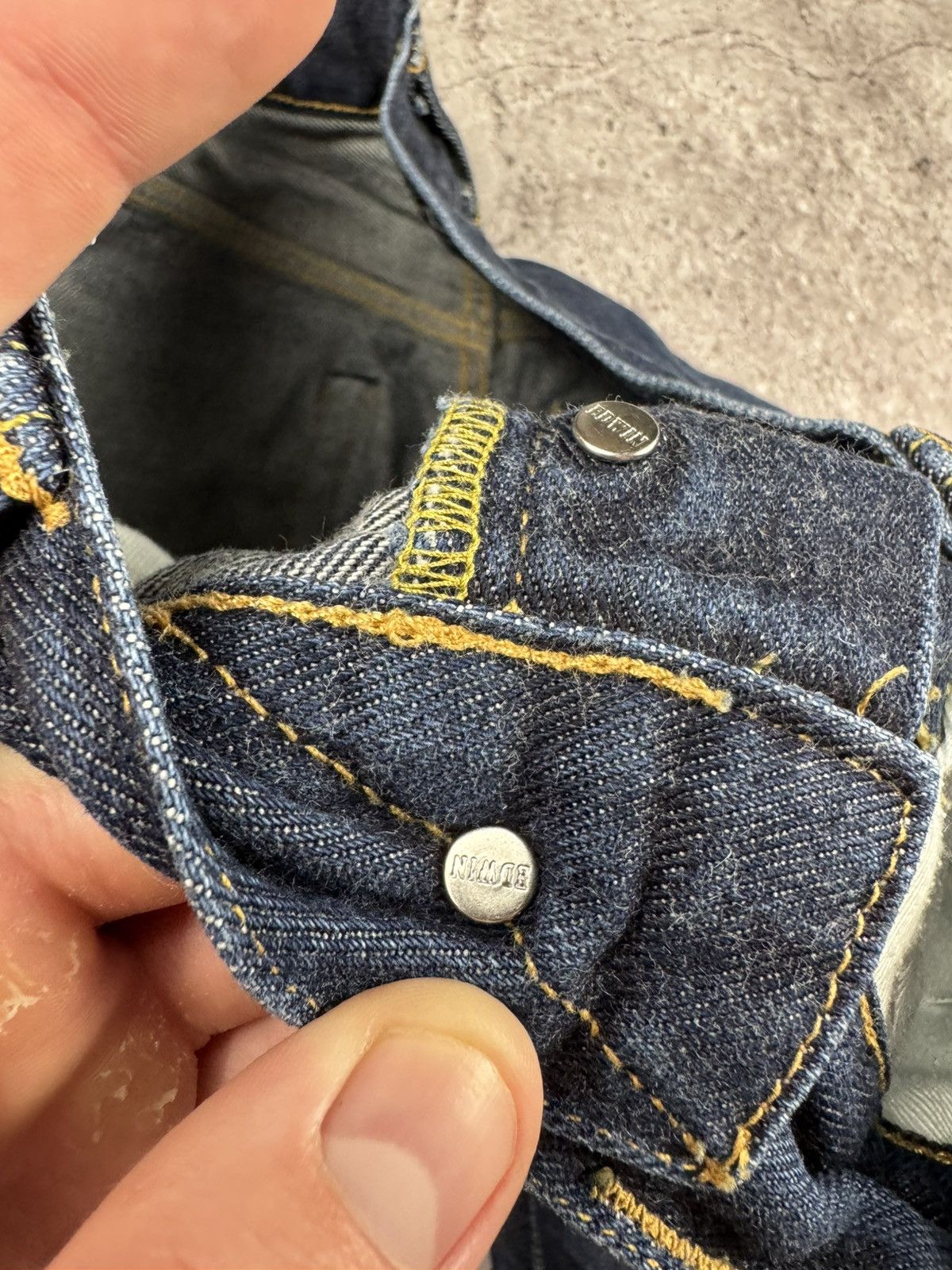 Edwin × Japanese Brand × Vintage CRAZY EDWIN JAPANESSE JEANS Size US 31 - 6 Thumbnail