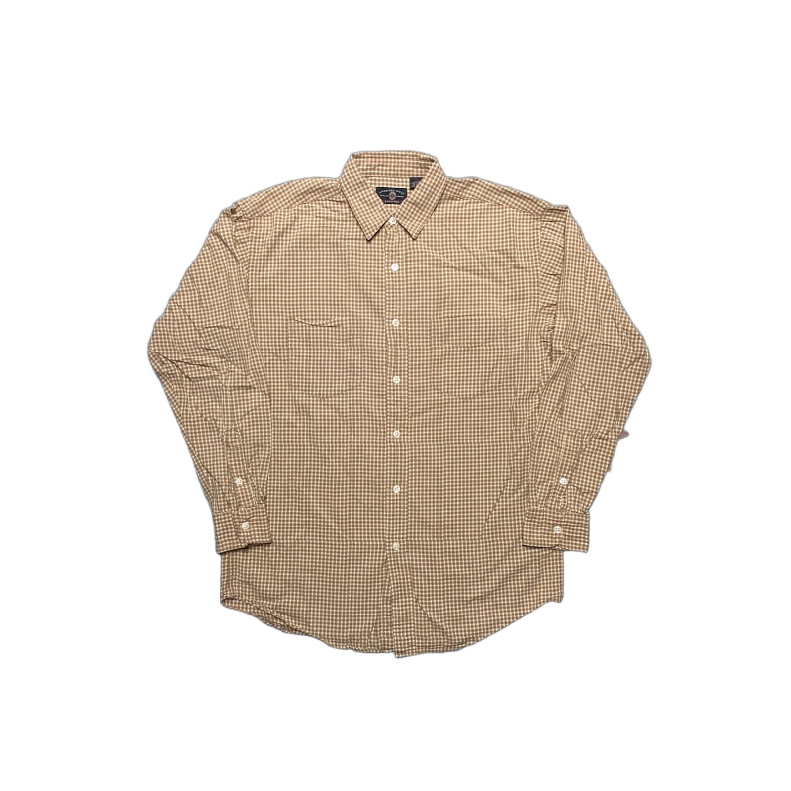 American Eagle Outfitters VINTAGE American Eagle Outfitters Button-Up Shirt Plaid Lightweight Cotton Long Sleeve Small Mens Shirt Size US S / EU 44-46 / 1 - 1 Thumbnail
