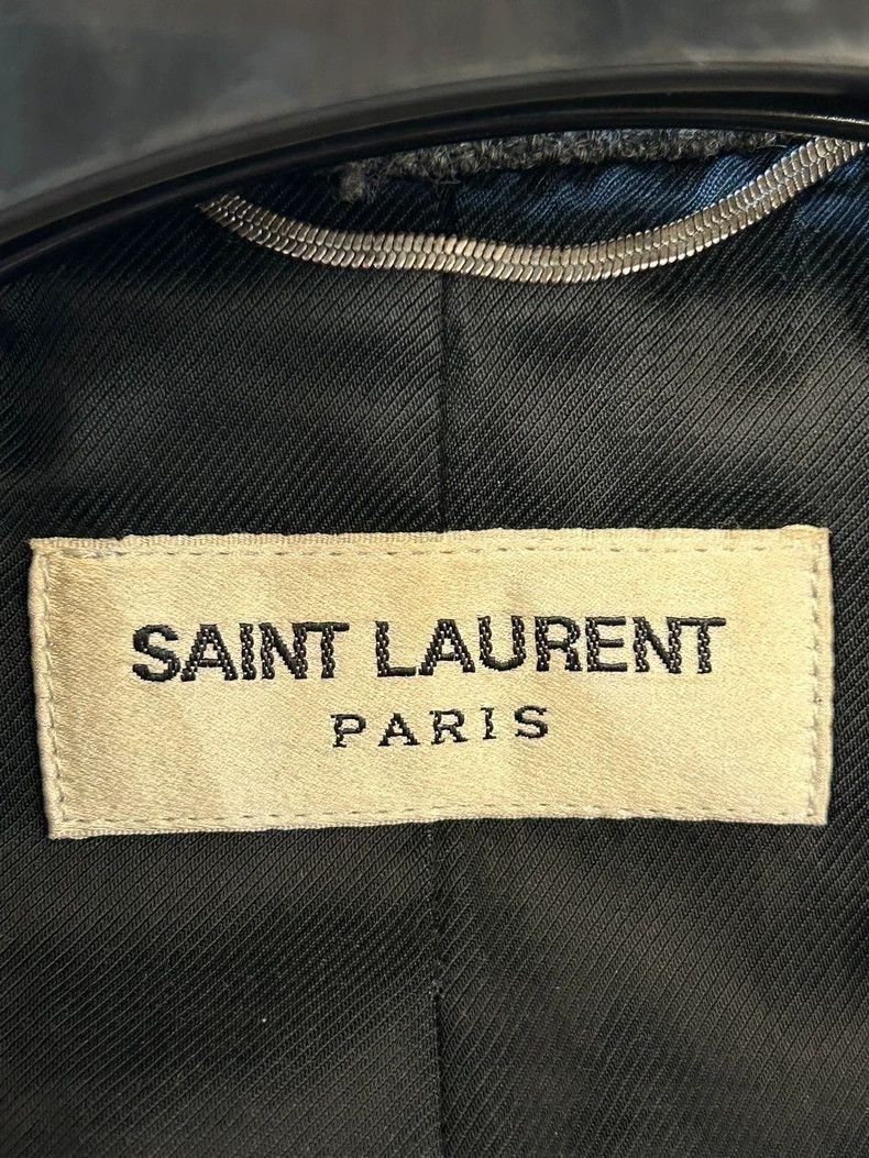 Saint Laurent Paris Saint Laurent Paris Saint Laurent Grey Zebra Pattern Baseb Size US XL / EU 56 / 4 - 2 Thumbnail