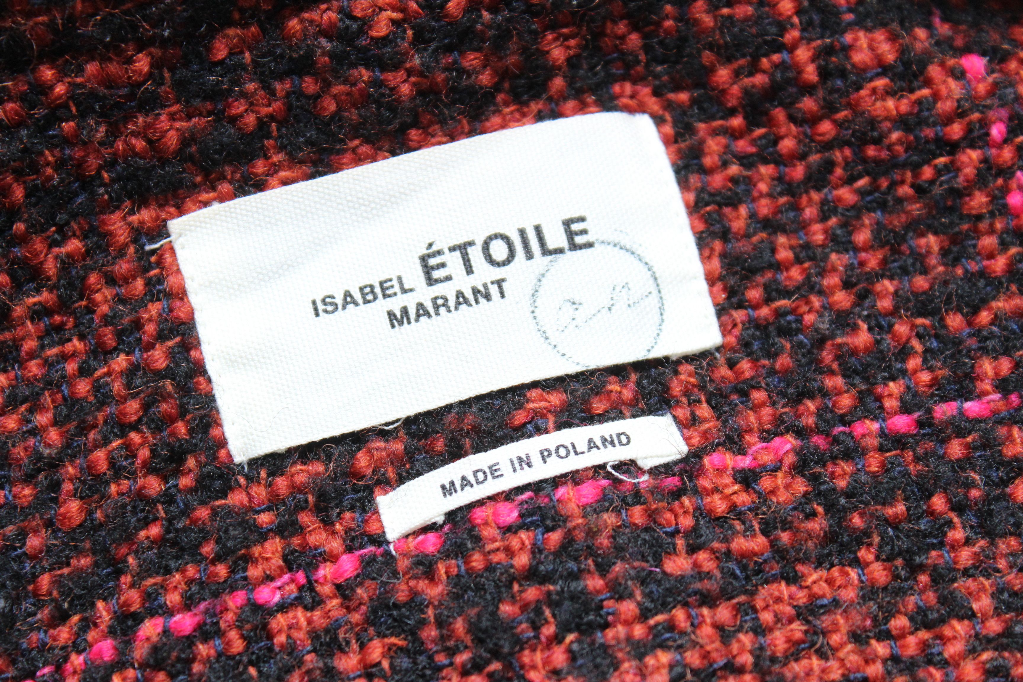 Isabel Marant Etoile Isabel Marant Etoile Ebra double-breasted tweed Coat Size 48 Size XL / US 12-14 / IT 48-50 - 9 Thumbnail