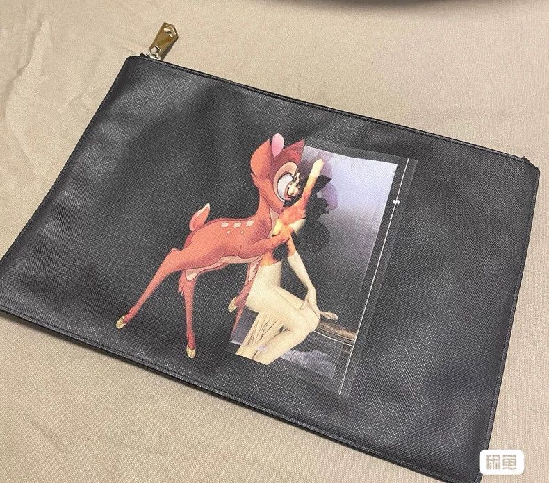 Givenchy Givenchy Bambi Handbag, Black Crocodile Embossed Leather Size ONE SIZE - 1 Thumbnail