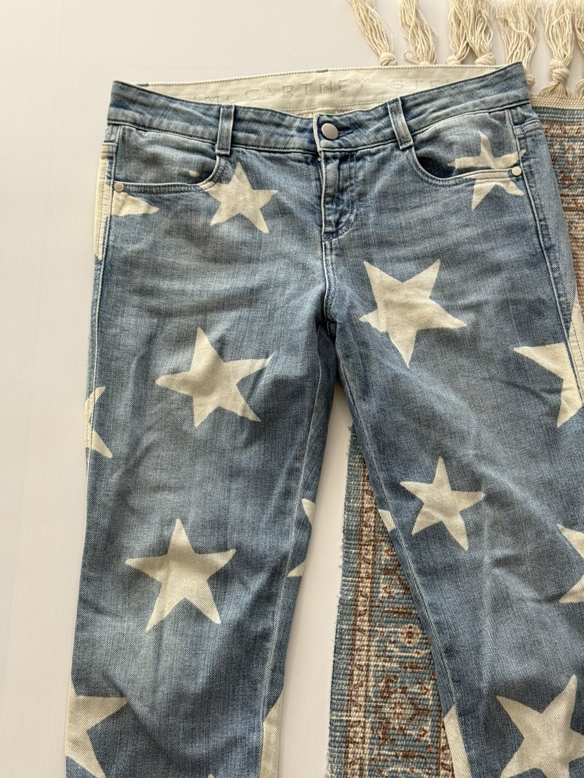 Stella McCartney Stella McCartney Star Print Jeans Size 27" / US 4 / IT 40 - 2 Thumbnail