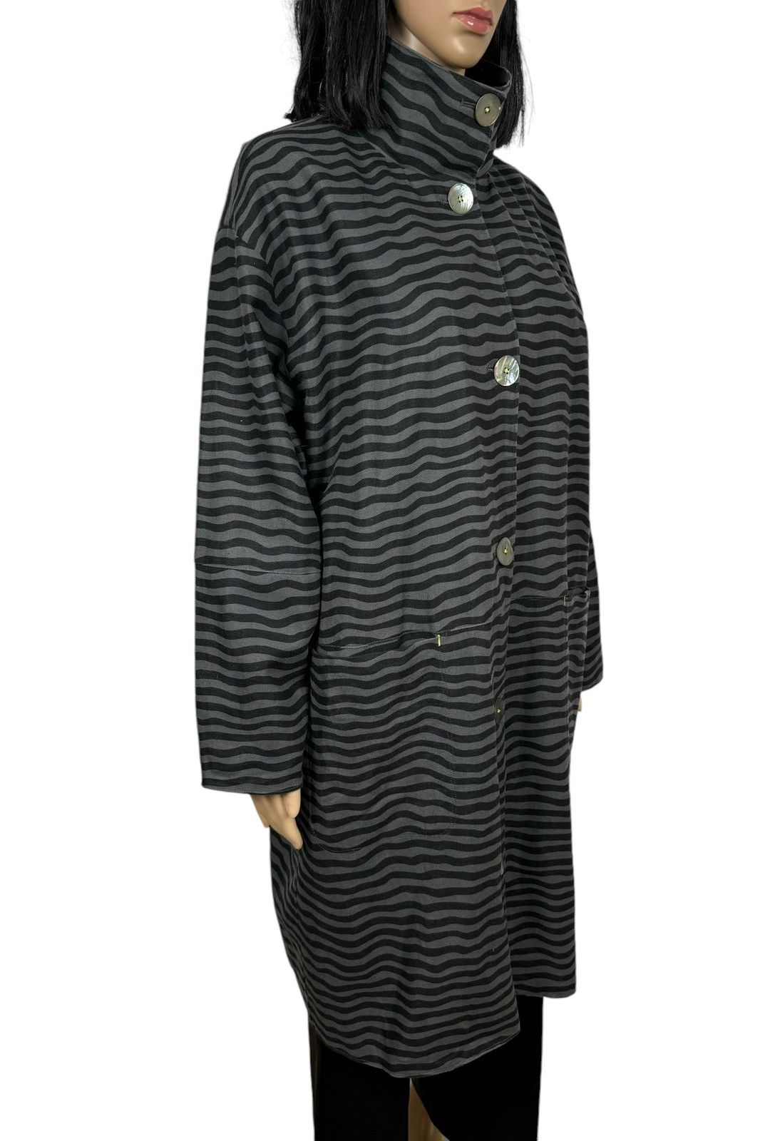 Gudrun Sjoden Gudrun Sjoden Striped Coat Linen-Cotton size M Size M / US 6-8 / IT 42-44 - 4 Thumbnail