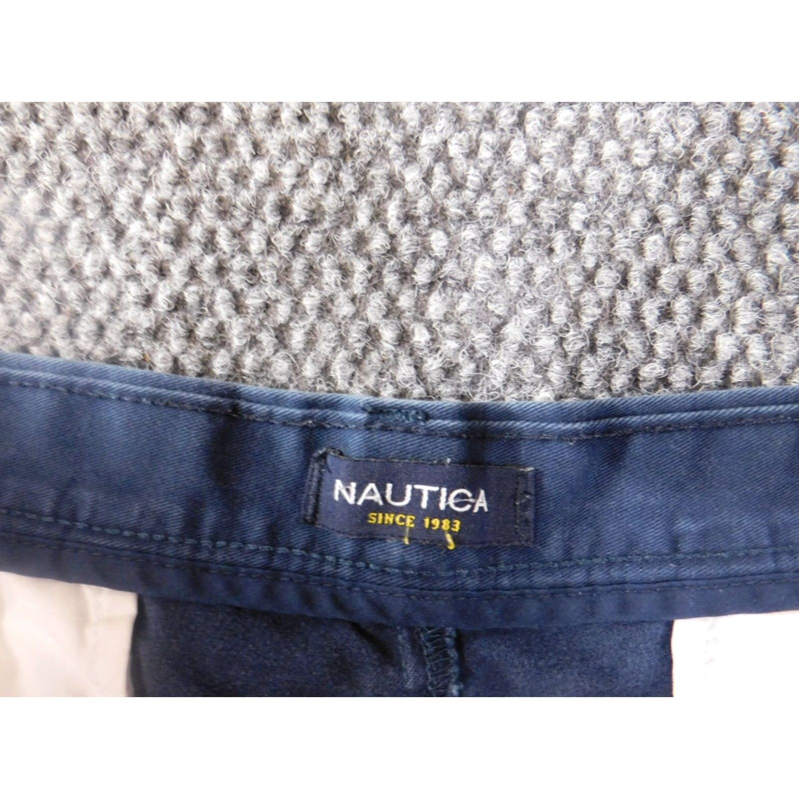 Nautica Nautica Shorts 40W Men Regular Classic Chino Blue Cotton Zipper Front Flat Front Lightweight Casual Size US 40 / EU 56 - 5 Thumbnail