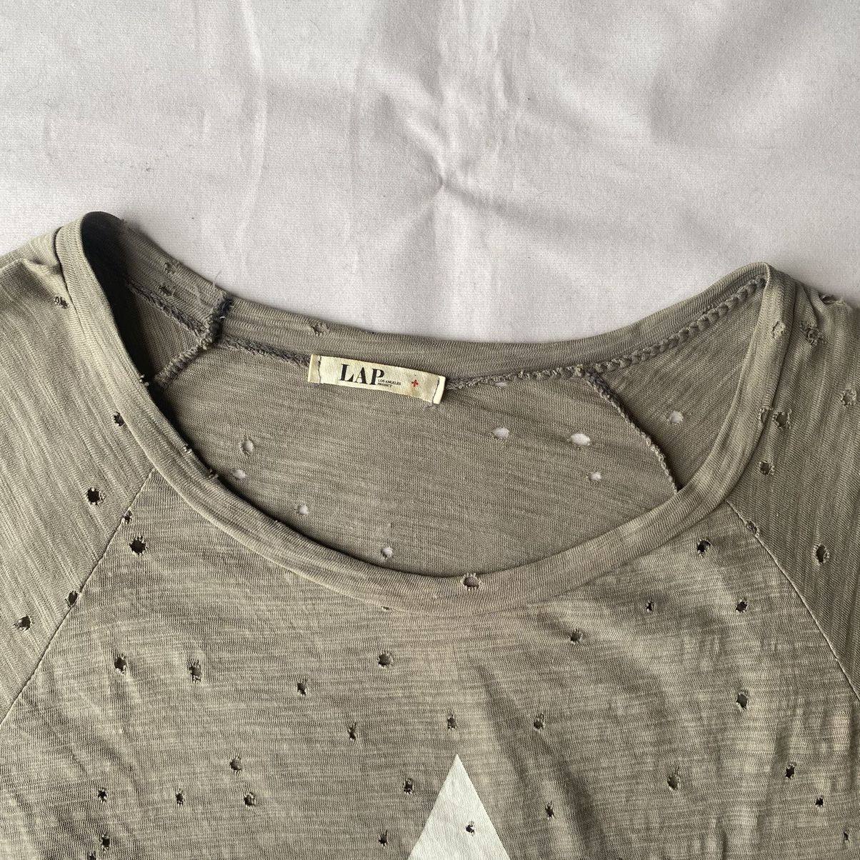 If Six Was Nine × Japanese Brand Y2K Distressed Star Print Vintage Punk Grunge Aesthetic Tees Size US M / EU 48-50 / 2 - 6 Thumbnail