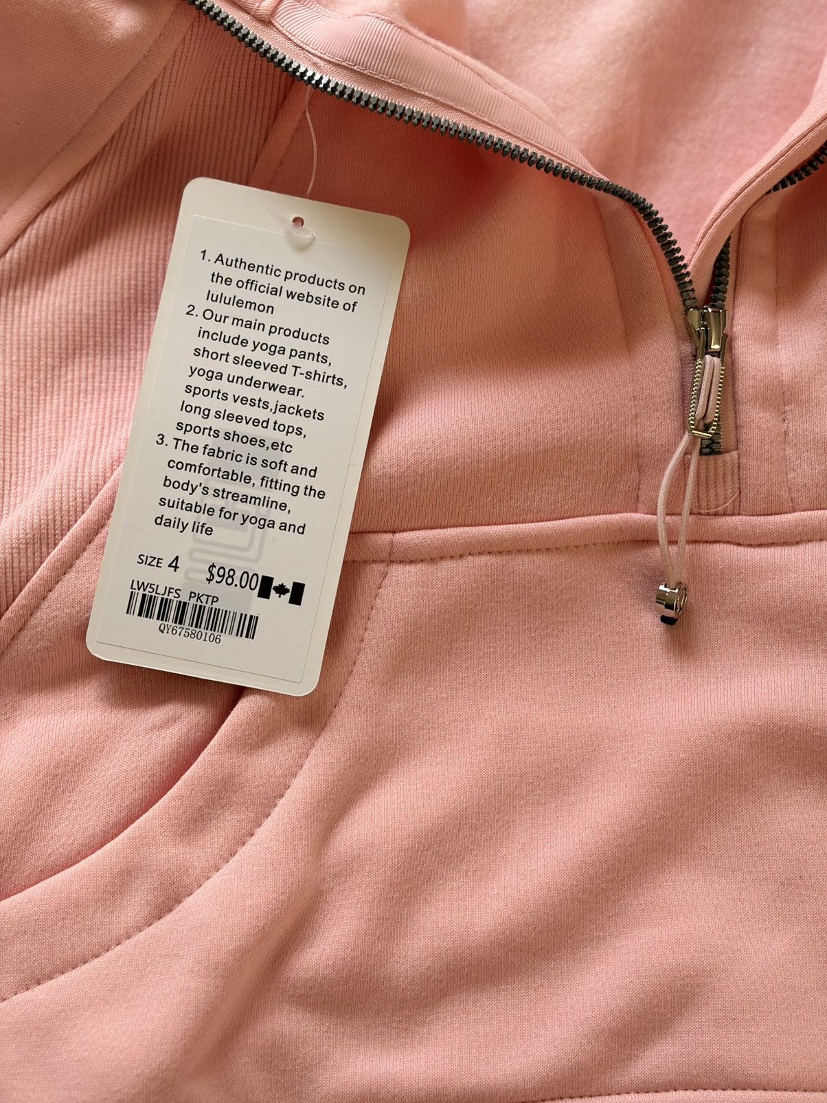Lululemon Lululemon Scuba crop top jacket Size S / US 4 / IT 40 - 4 Thumbnail