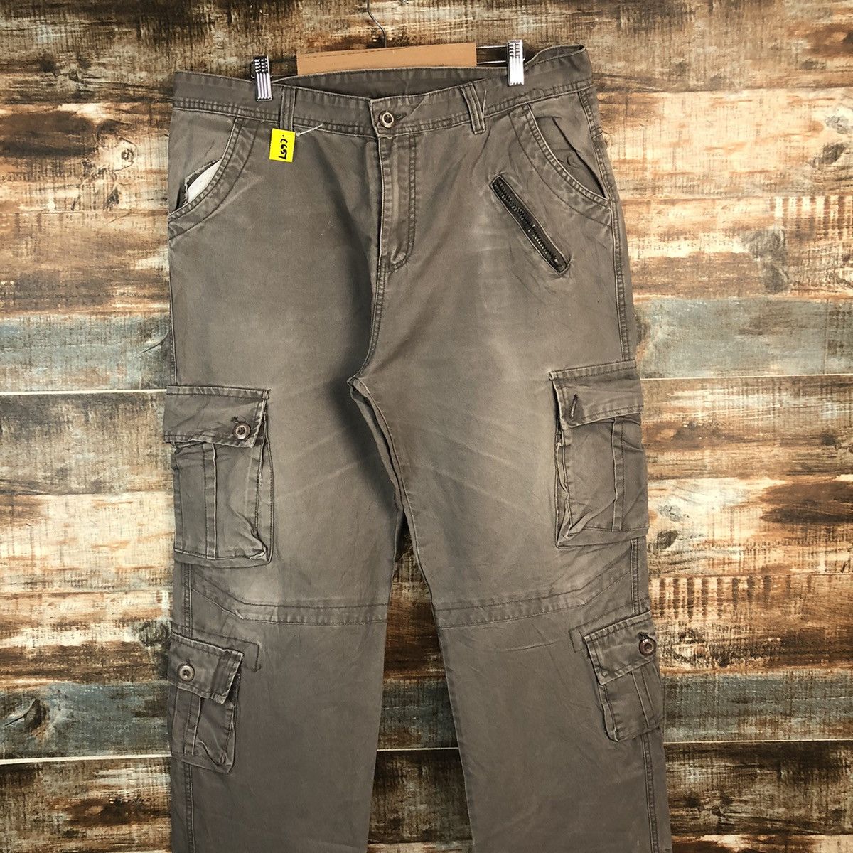 Japanese Brand DL Japanese Brand Brown Cargo Multipocket Pants #C657 Size US 36 / EU 52 - 2 Thumbnail
