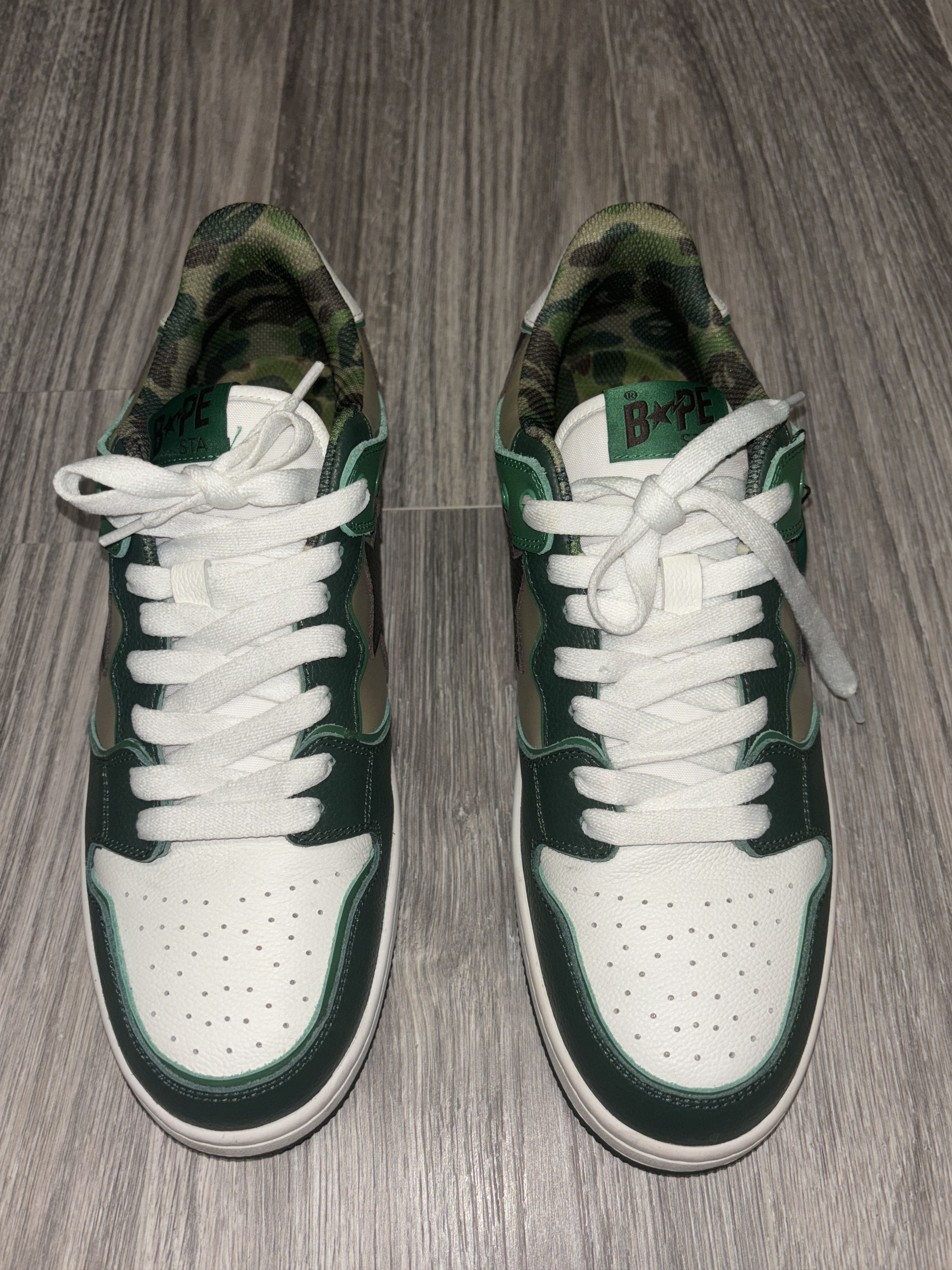 Bape Bape Sk8 Sta #2 ABC Camo - Green Size US 12 / EU 45 - 2 Thumbnail