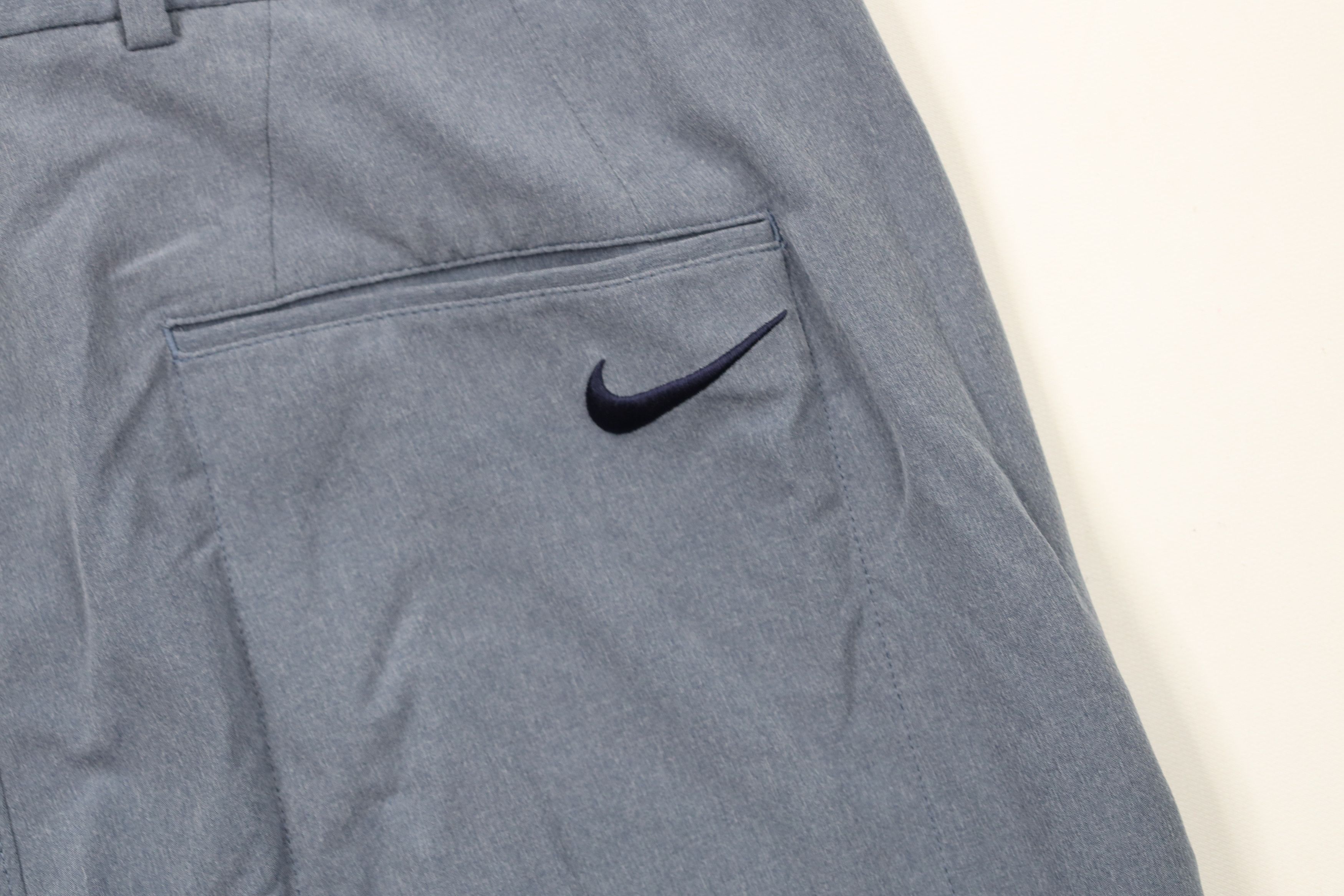 Nike × Vintage Nike Dri-Fit Chambray Front Stretch Tech Golf Chino Shorts Size US 35 - 8 Thumbnail