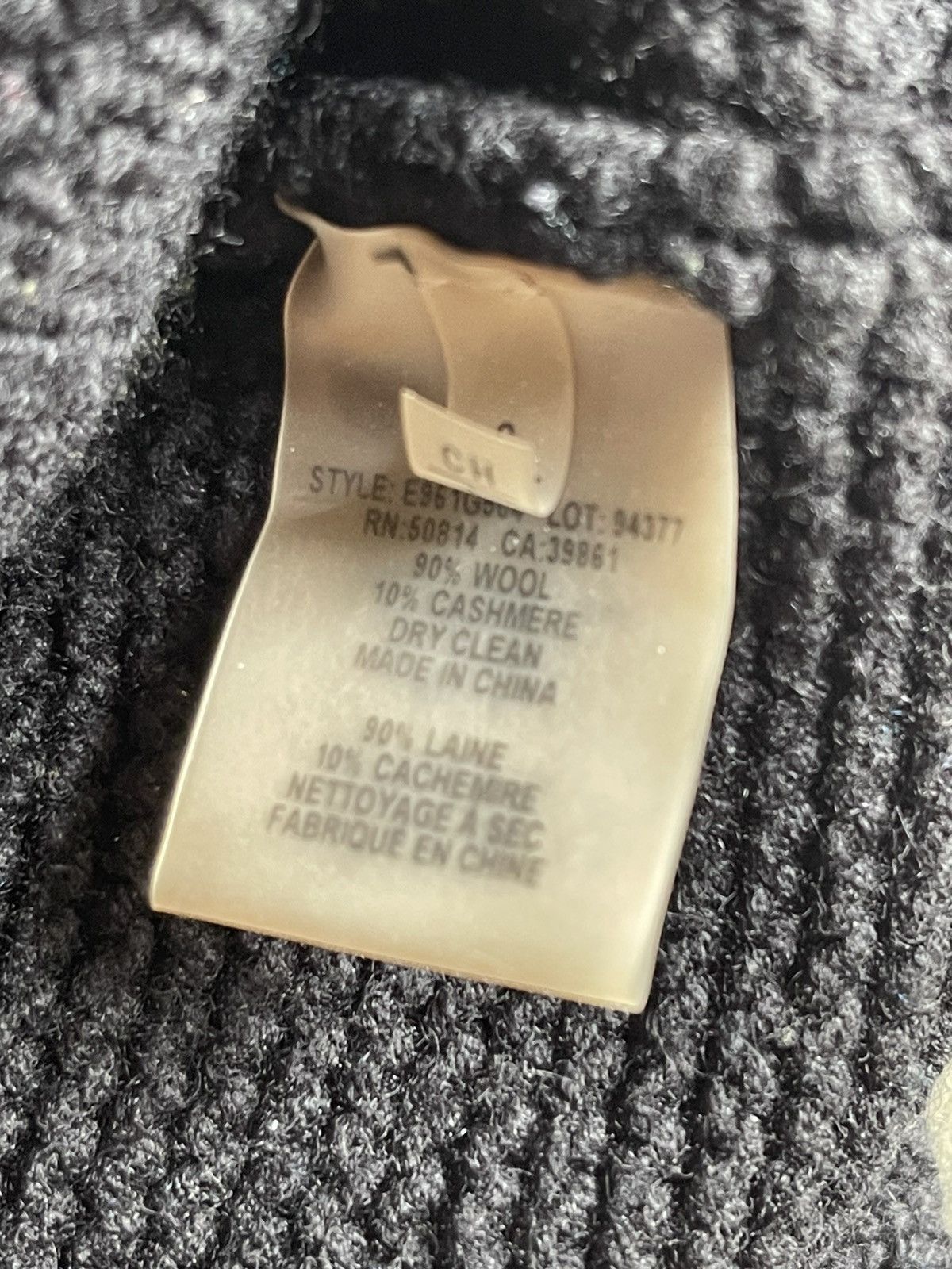 Elie Tahari Elie Tahari Mock Neck Warner Wool Cashmere Sweater Size S / US 4 / IT 40 - 3 Thumbnail