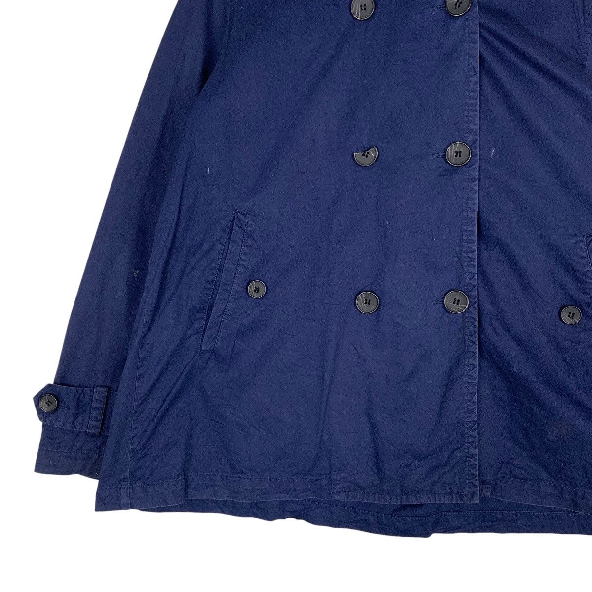 Japanese Brand ANTIQULOTHES Double Breasted Hooded Crop Coat #1324-C60 Size M / US 6-8 / IT 42-44 - 3 Thumbnail