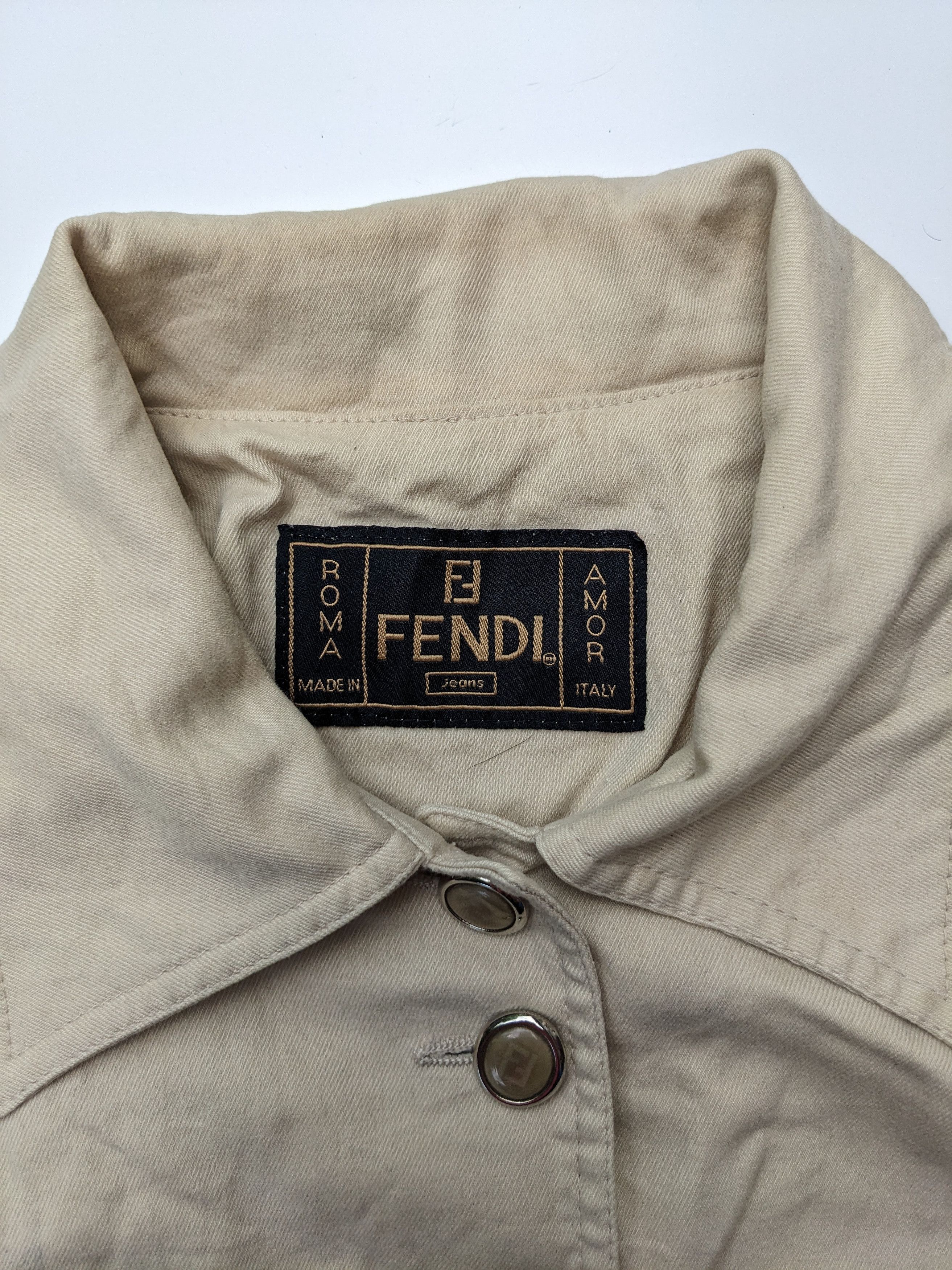 Fendi Vintage Fendi beige coat Size S / US 4 / IT 40 - 5 Thumbnail