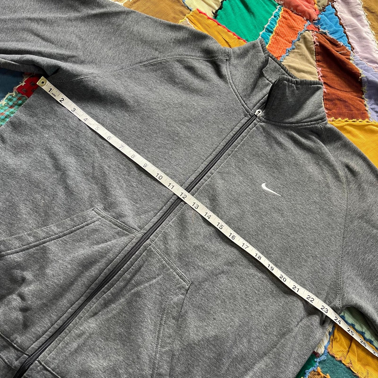 Nike Nike Y2K Grey Fleece Full Zip Grey Track Jacket Large Size US L / EU 52-54 / 3 - 5 Thumbnail