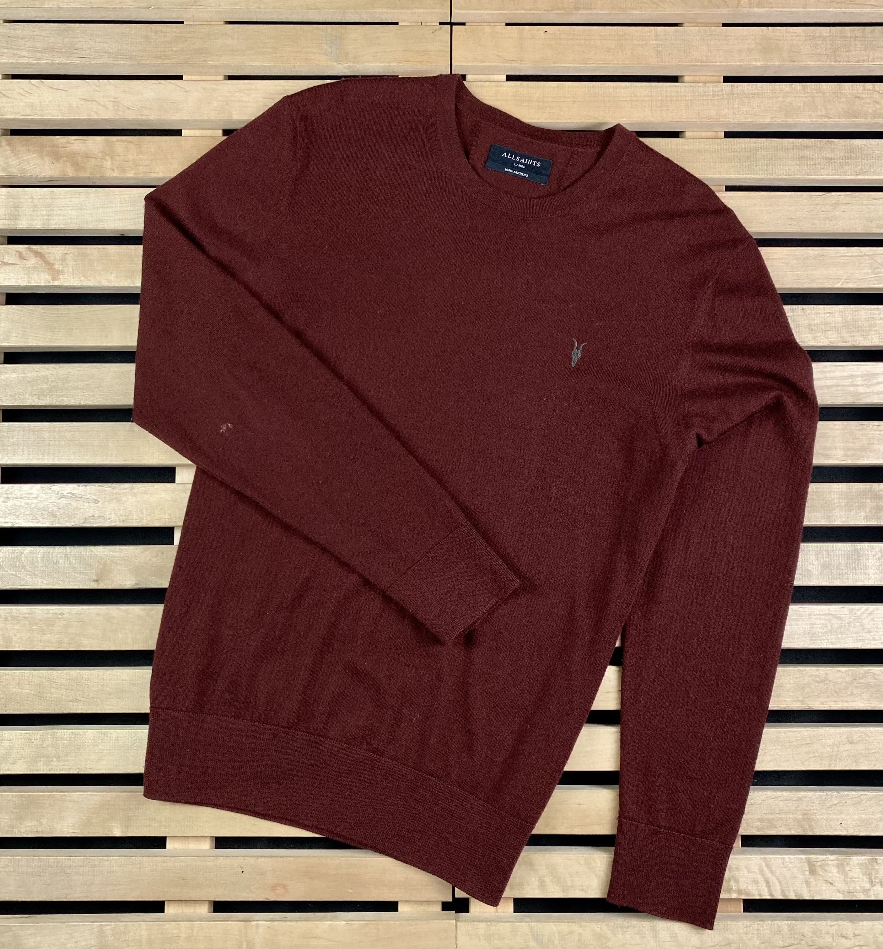 Allsaints Mens Allsaints Sweater Size L Size US L / EU 52-54 / 3 - 1 Thumbnail