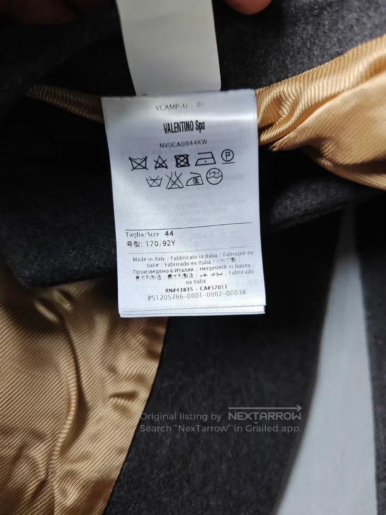 Valentino Valentino Wool double-breasted coat coat Size S / US 4 / IT 40 - 4 Thumbnail