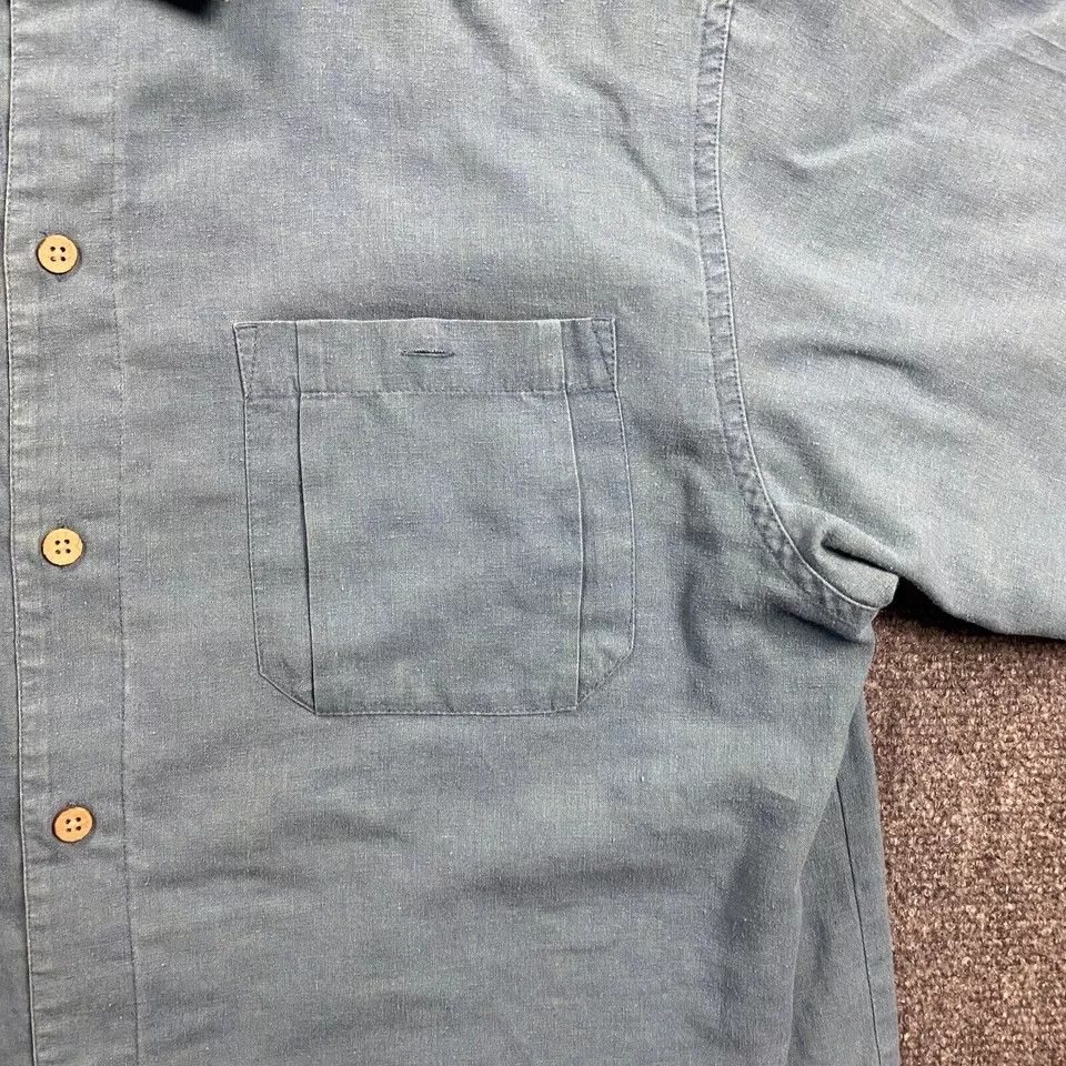 Rei REI Shirt Medium Button Up Front Cantiva Hemp P.E.T. Mens Size US M / EU 48-50 / 2 - 2 Thumbnail