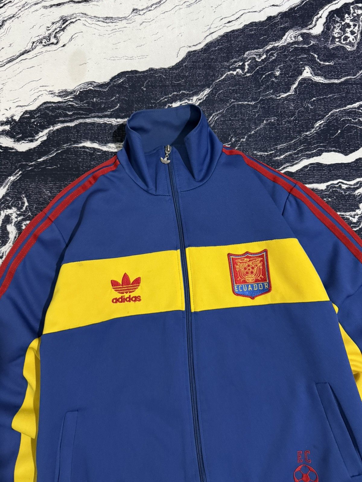 Vintage Vintage adidas ecuador football soccer tracktop Size US S / EU 44-46 / 1 - 2 Thumbnail