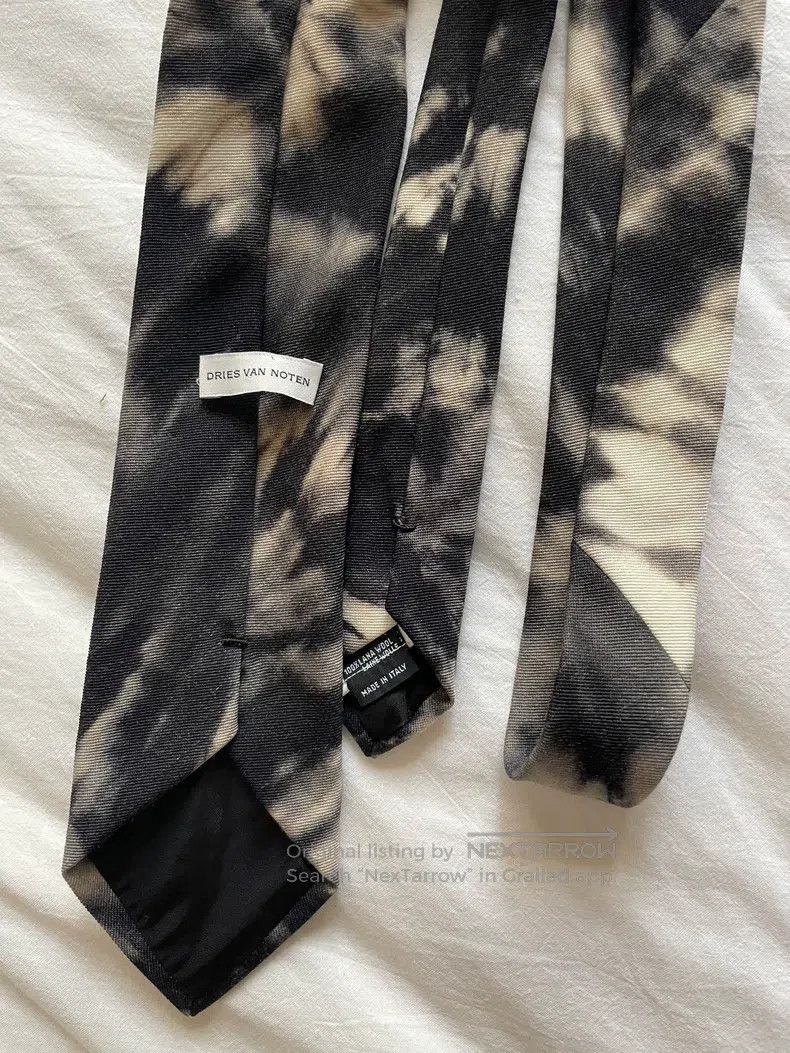 Dries Van Noten Dries Van Noten Tie-Dye Series Wool Tie Size ONE SIZE - 2 Thumbnail