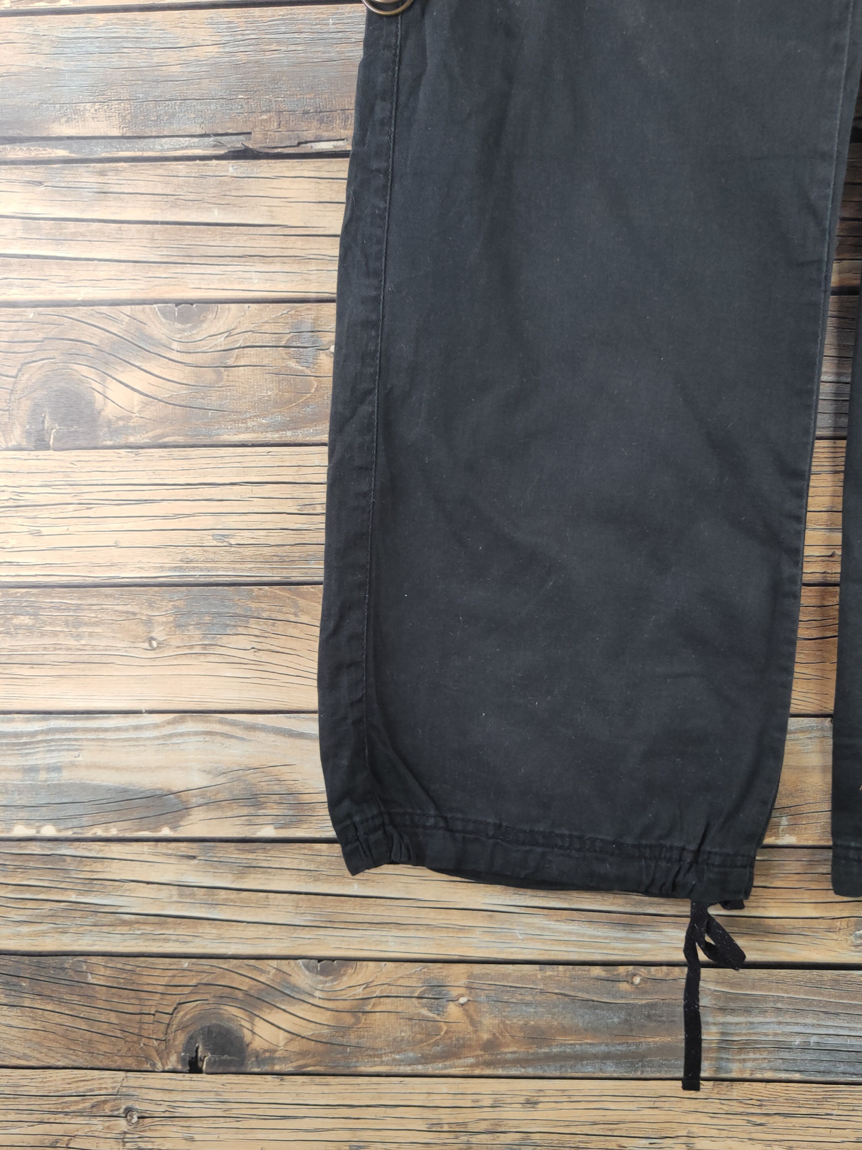 Japanese Brand DL Japanese Brand Black Multipocket Cargo Pants #1910 Size US 31 - 4 Thumbnail