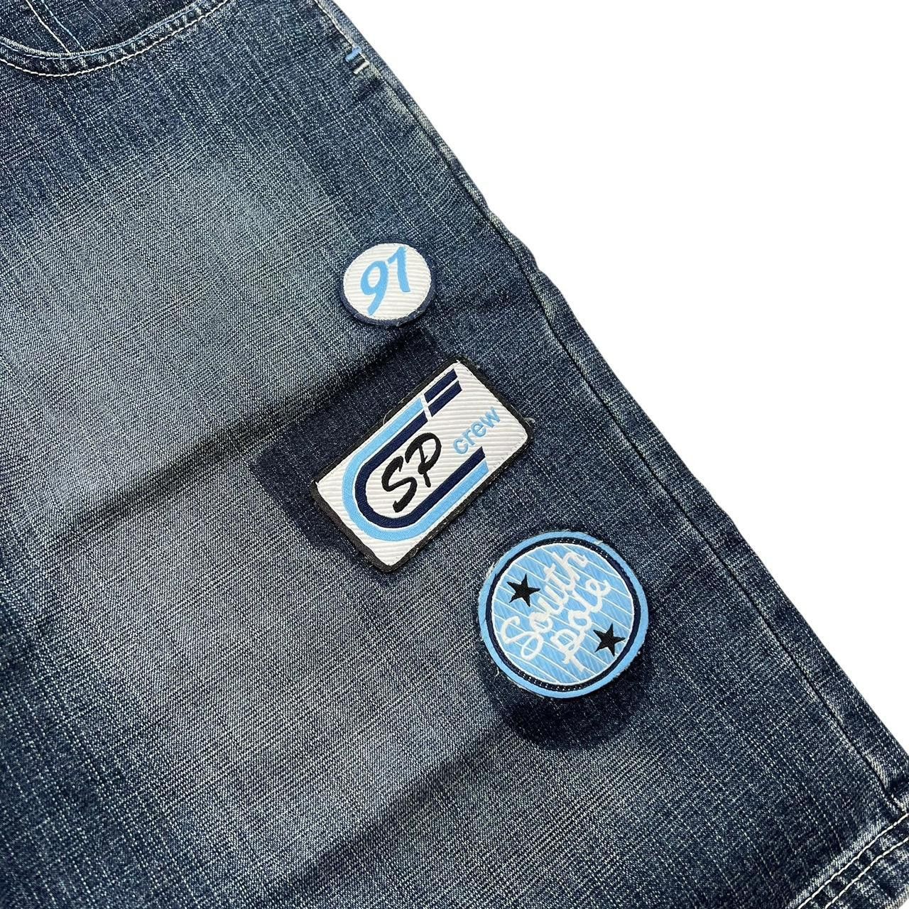 Southpole Vintage Southpole Patch Denim Shorts / Jorts - Waist: 36” Size US 36 / EU 52 - 4 Thumbnail
