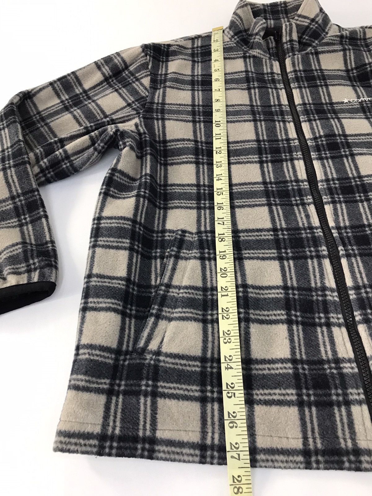 Converse Converse Fleece Jacket Design Striped Zipper Style Size US L / EU 52-54 / 3 - 14 Thumbnail