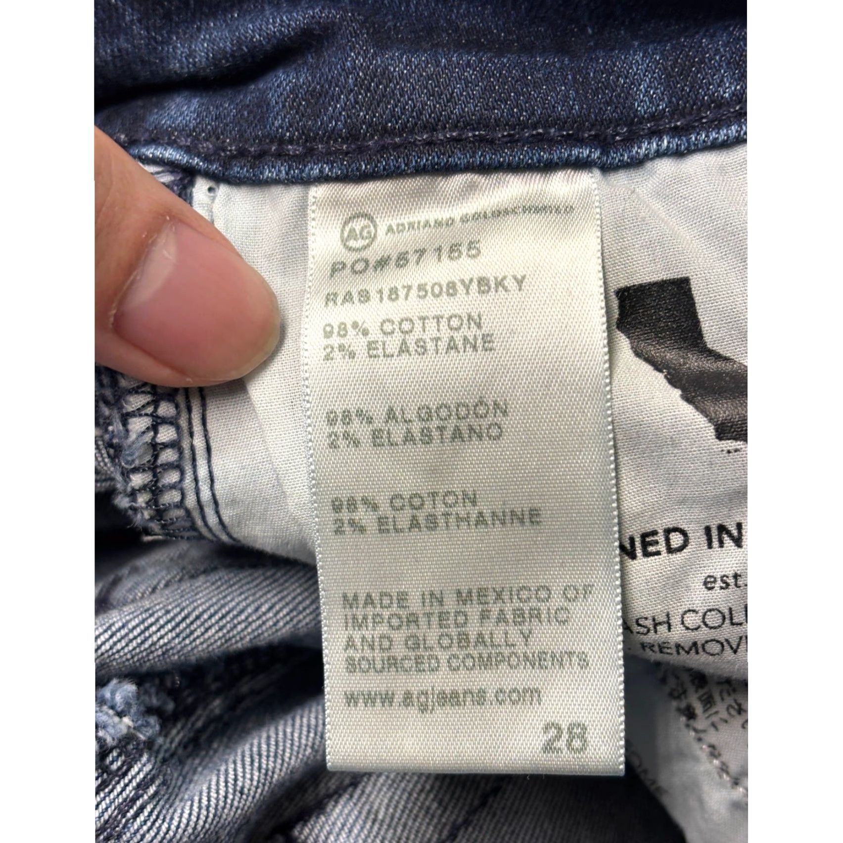 Vintage AG Adriano Goldschmied Prima Cigarette Straight Jeans Blue 28X28 Women Everyday Denim Straight Slim Pockets 5-Pocket Logo Embroidered Vintage N/A Size 28" / US 6 / IT 42 - 7 Thumbnail