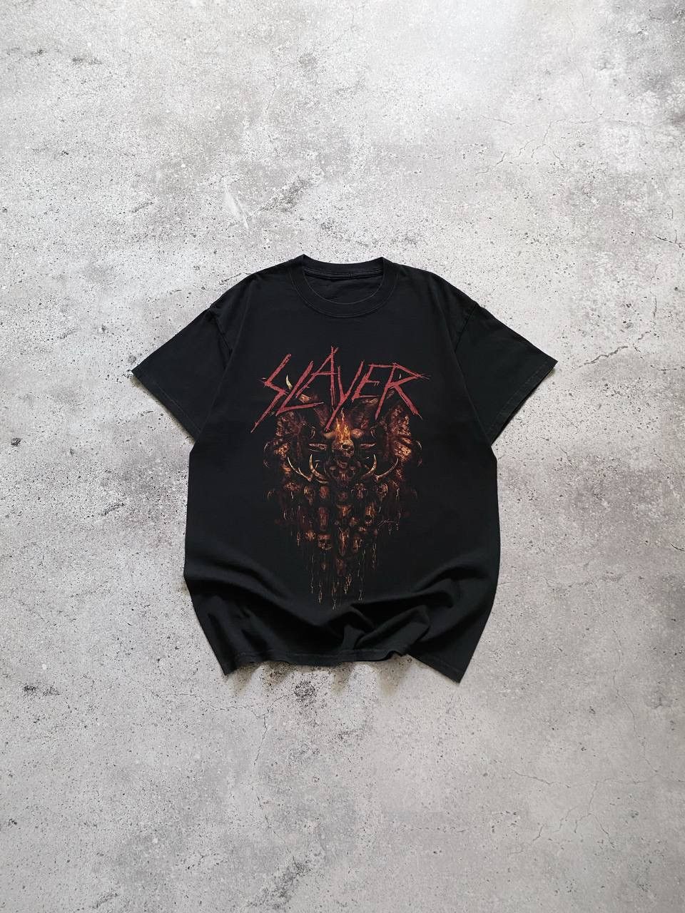 Vintage SLAYER “CHEMICAL WARFARE” THRASH METAL BAND T SHIRT Size US M / EU 48-50 / 2 - 2 Thumbnail