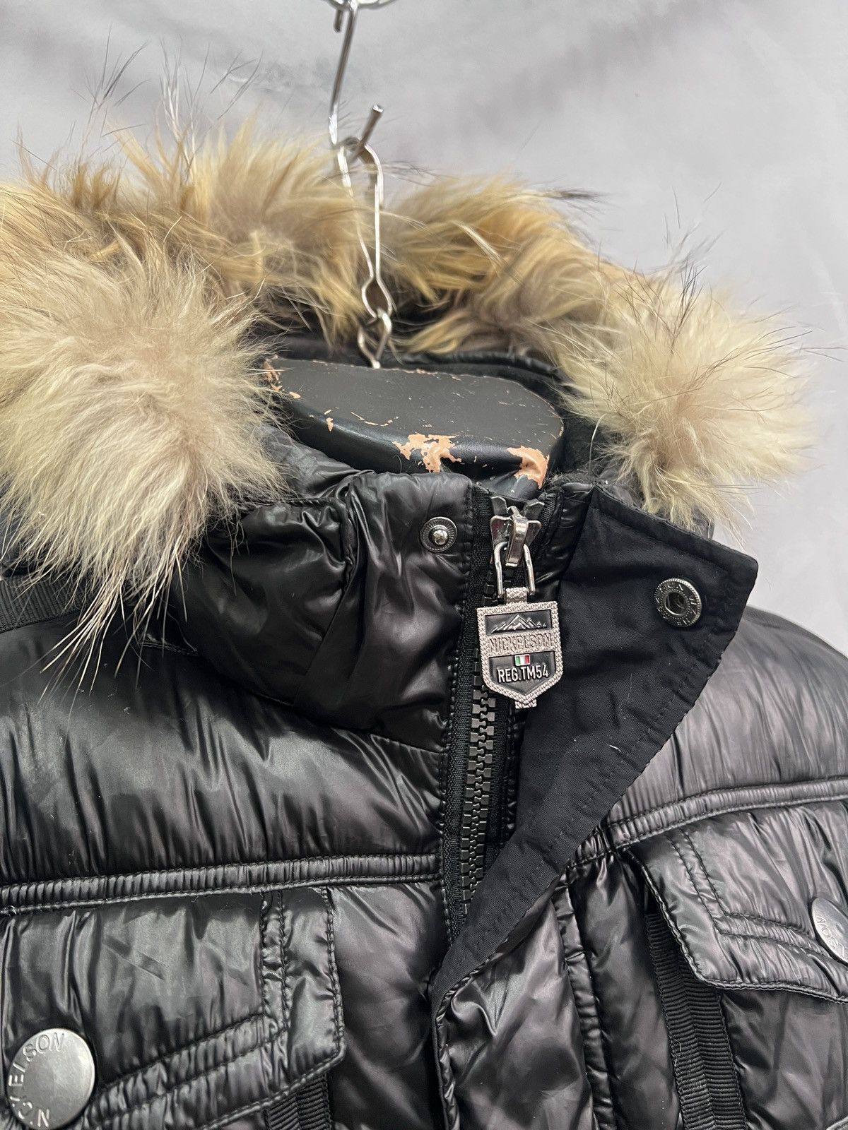 Hysteric Glamour Vintage Puffer Jacket Fur Hood Black Winter if six was nine Size US L / EU 52-54 / 3 - 7 Thumbnail