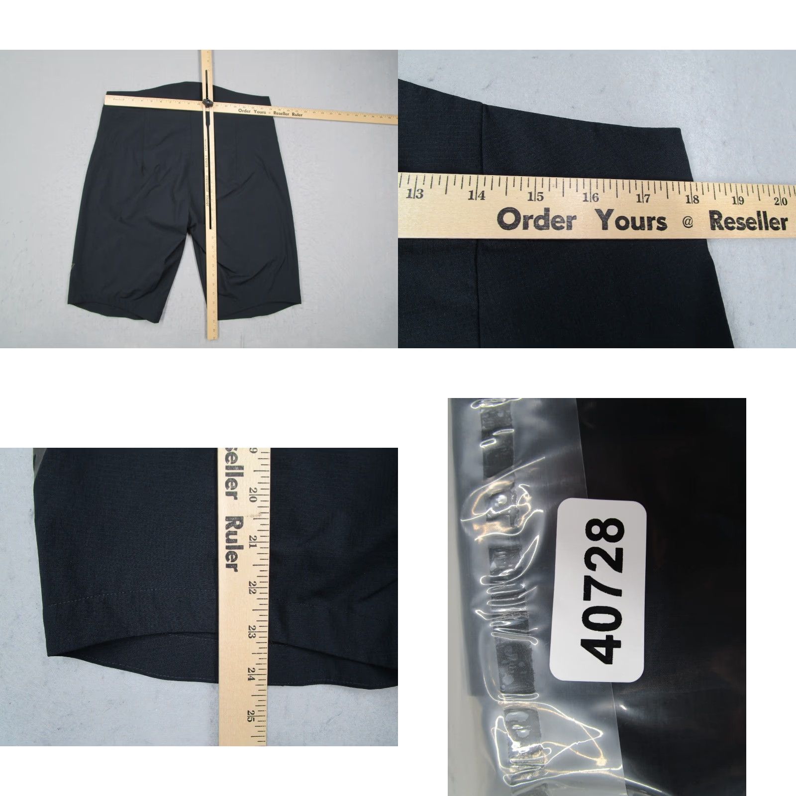 Dainese Dainese Mens XL Black HGL Bike Shorts - Nylon Lightweight 13" Inseam 5-Pocket Regular Fit Casual, Travel, Workwear MTB Style Size US 36 / EU 52 - 8 Thumbnail