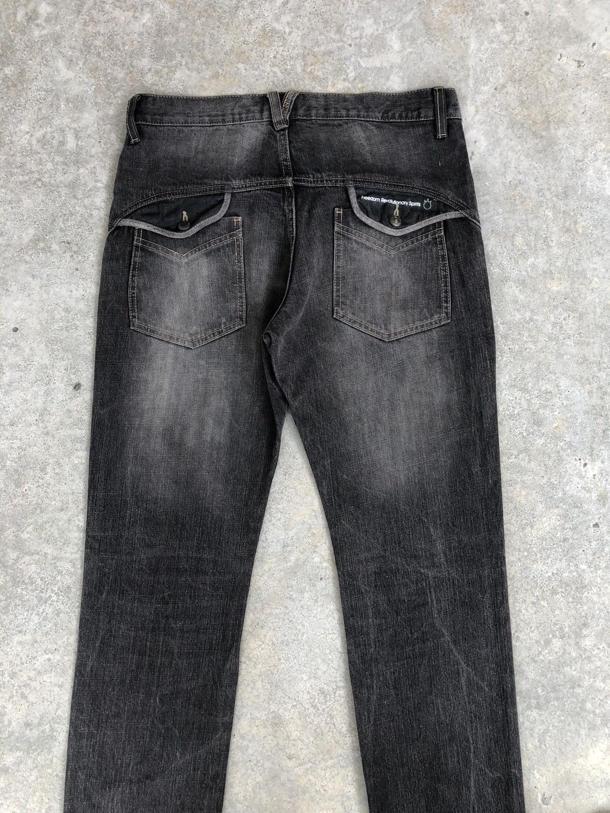 PPFM Japanese PPFM Distressed Jeans Slim Cut Size US 33 - 8 Thumbnail